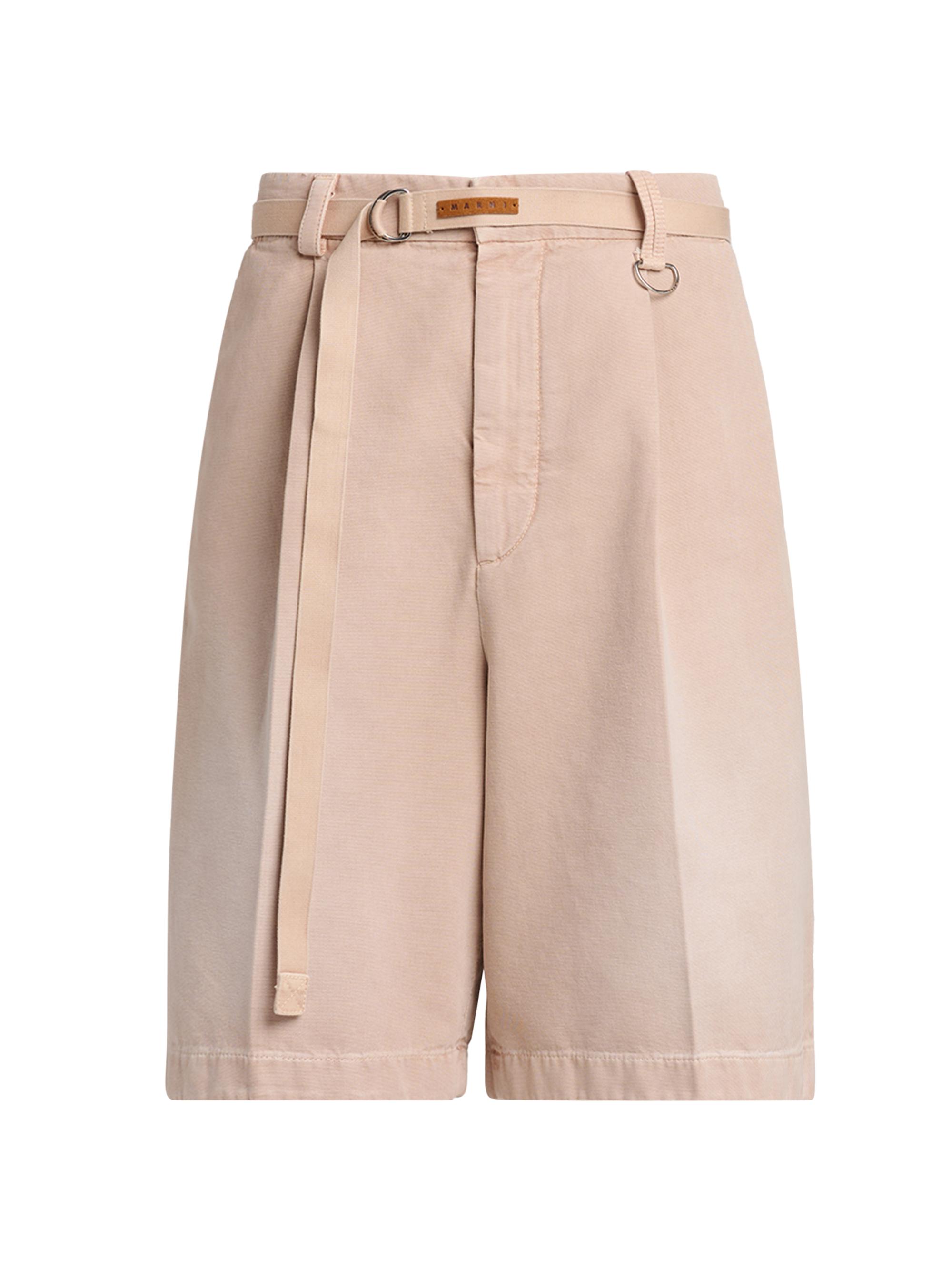Marni Men's Belted Cotton Bermuda Shorts - Cord