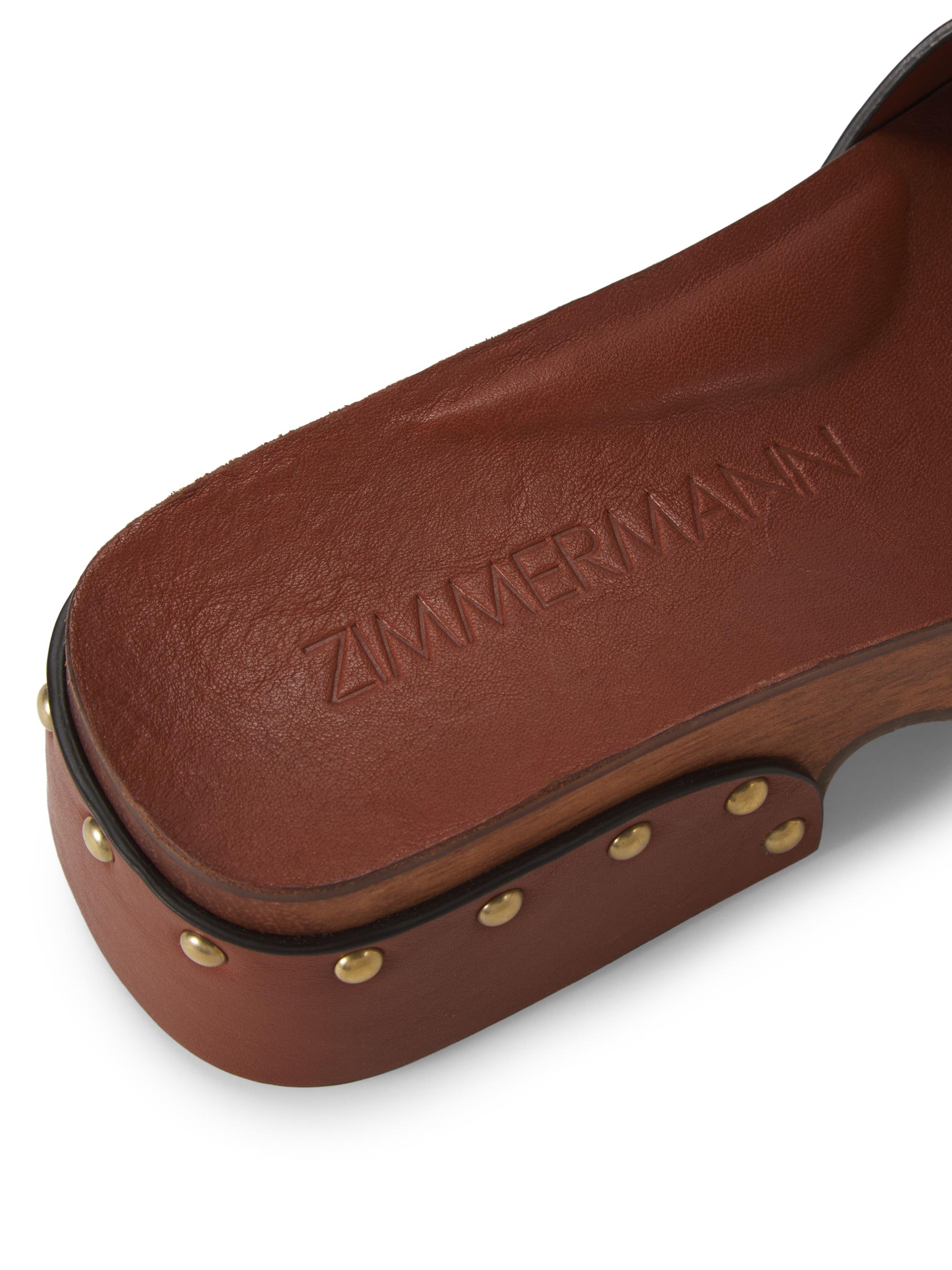 Zimmermann Alight 40MM Studded Leather Platform Mules | Saks Fifth