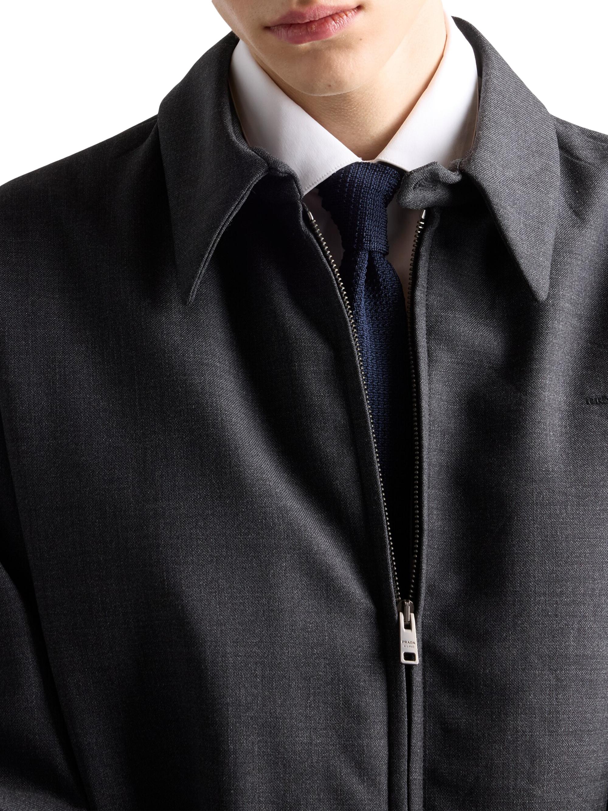 Prada Wool Blouson Jacket | Saks Fifth Avenue