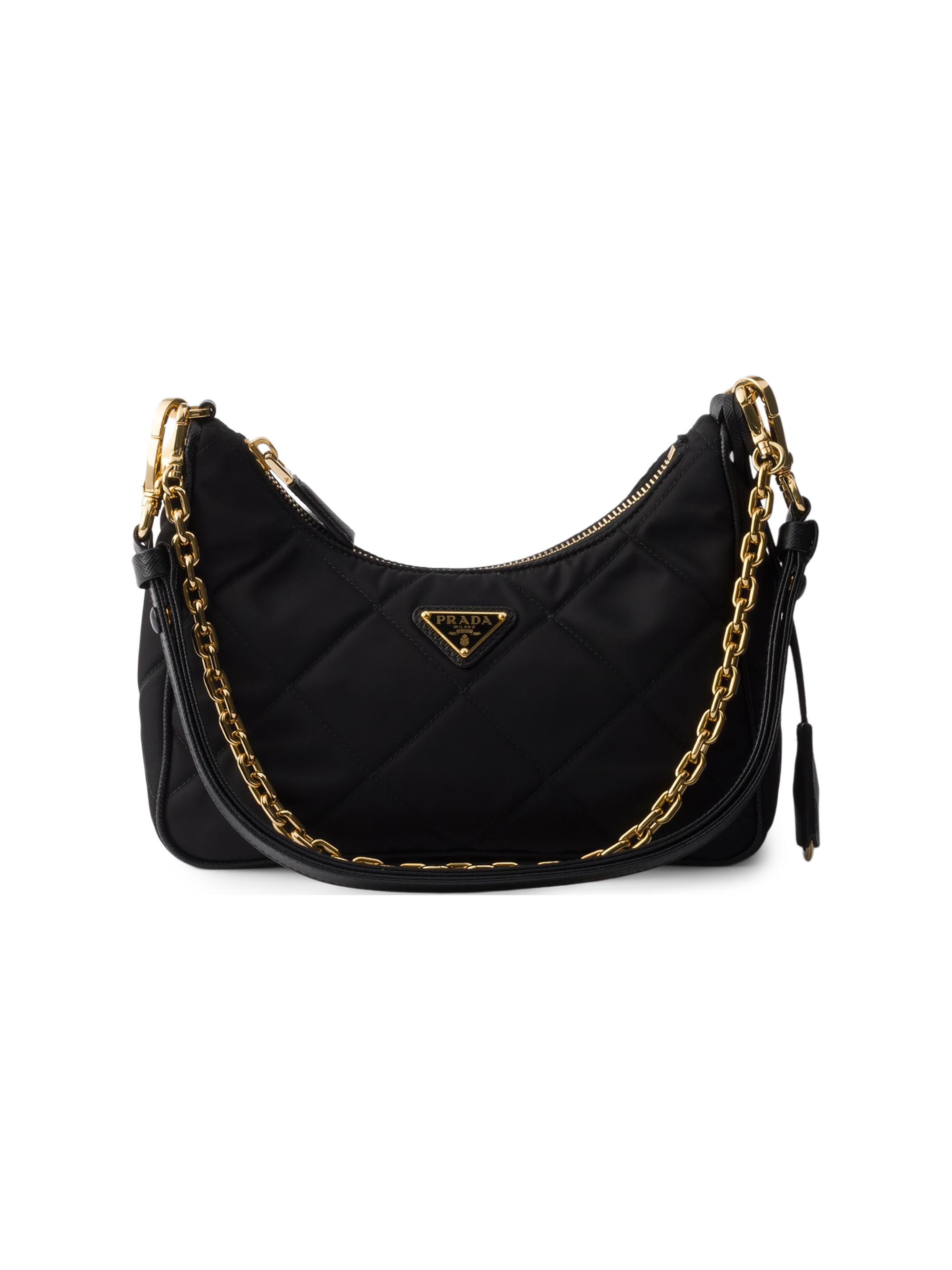 Prada Women's Re-Edition Quilted Re-Nylon Mini Shoulder Bag - Black
