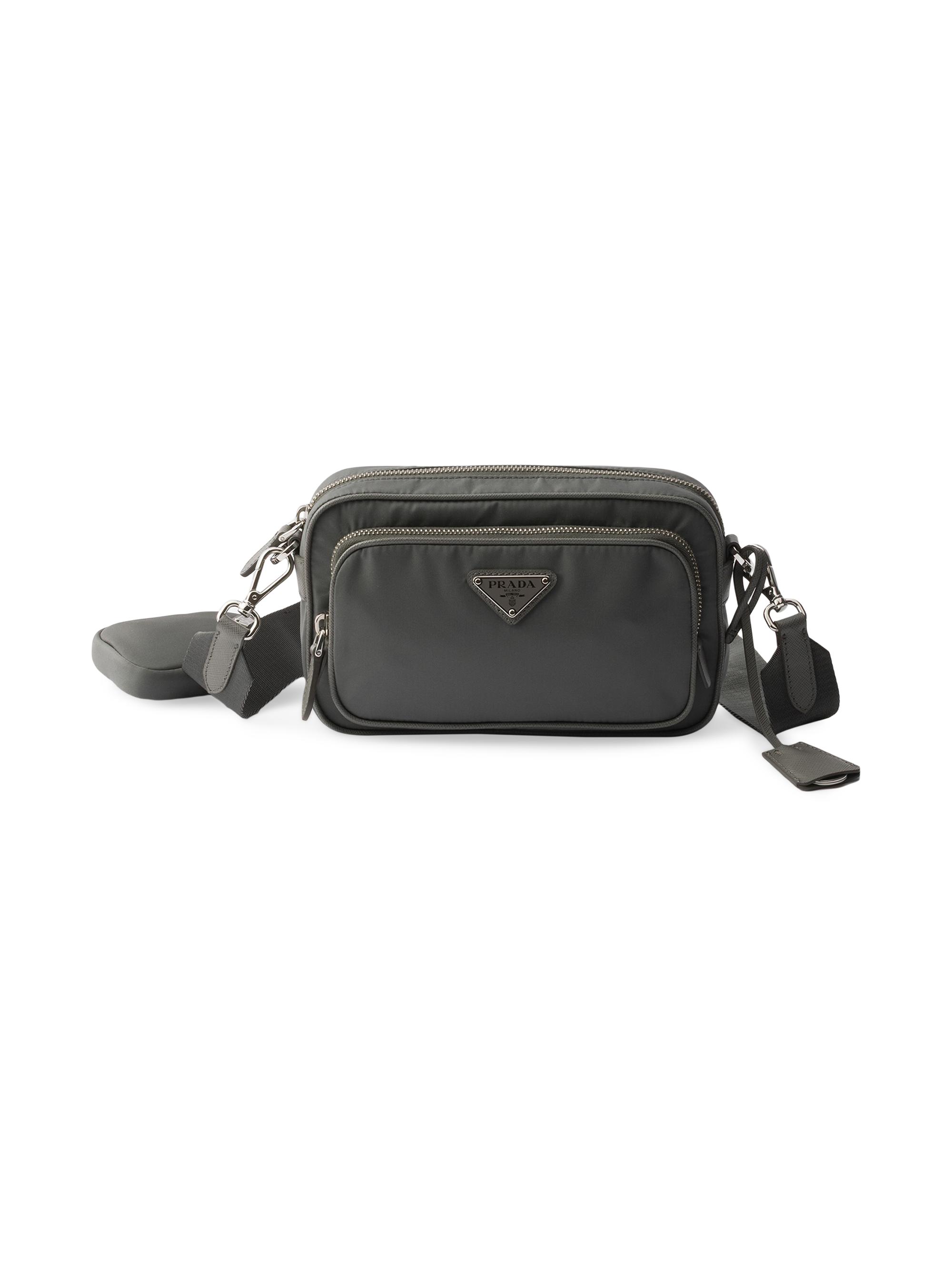 Prada Women's Re-Nylon Mini Shoulder Bag - Grey
