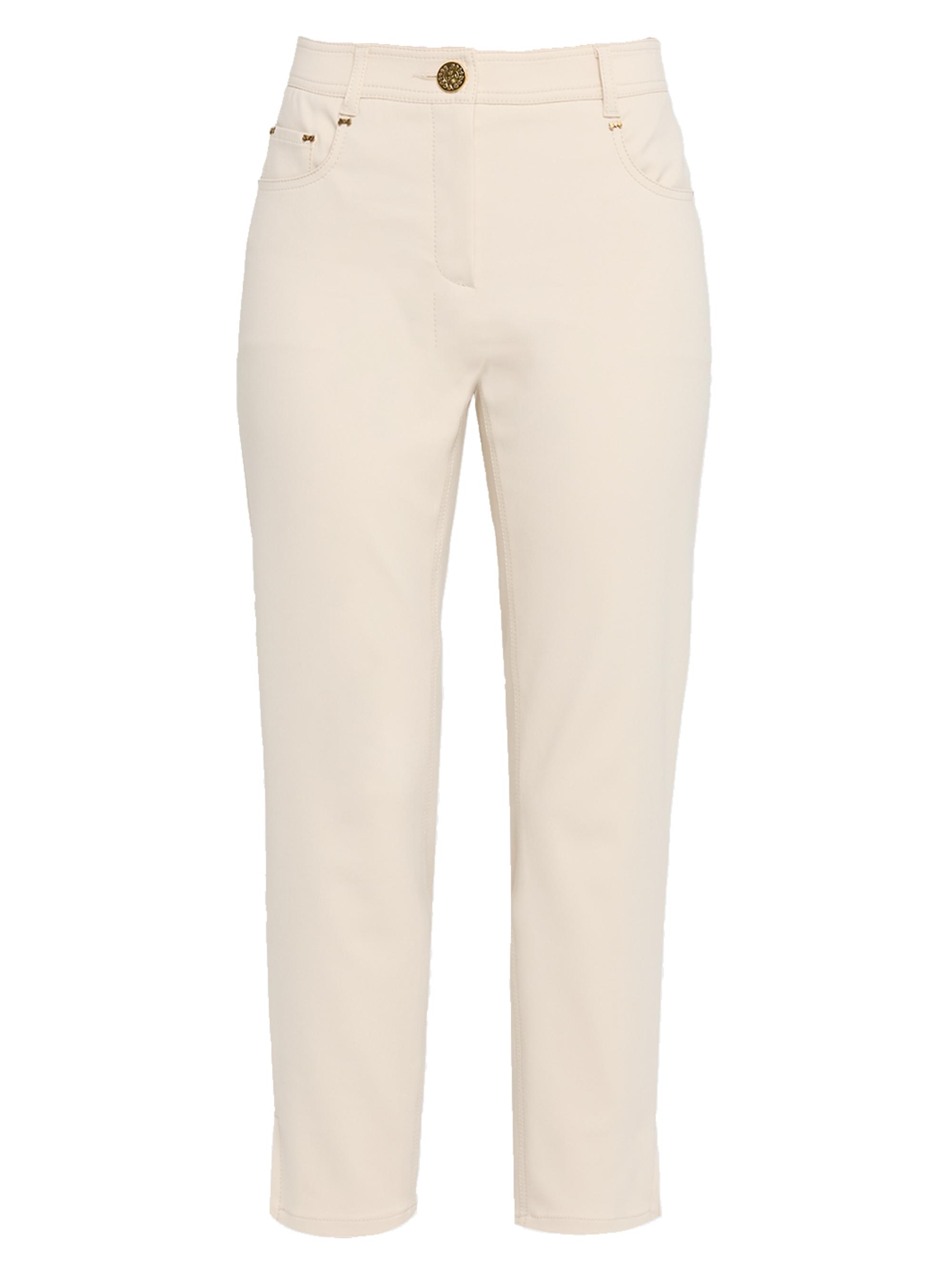 Maison Common Women's Stretch-Denim Crop Jeans - Sand