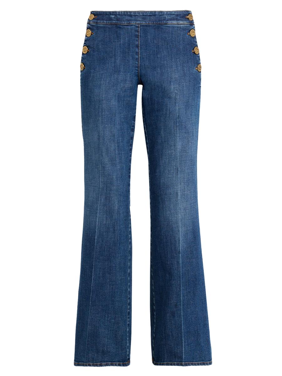 Maison Common Women's Stretch Bootcut Jeans In Multi