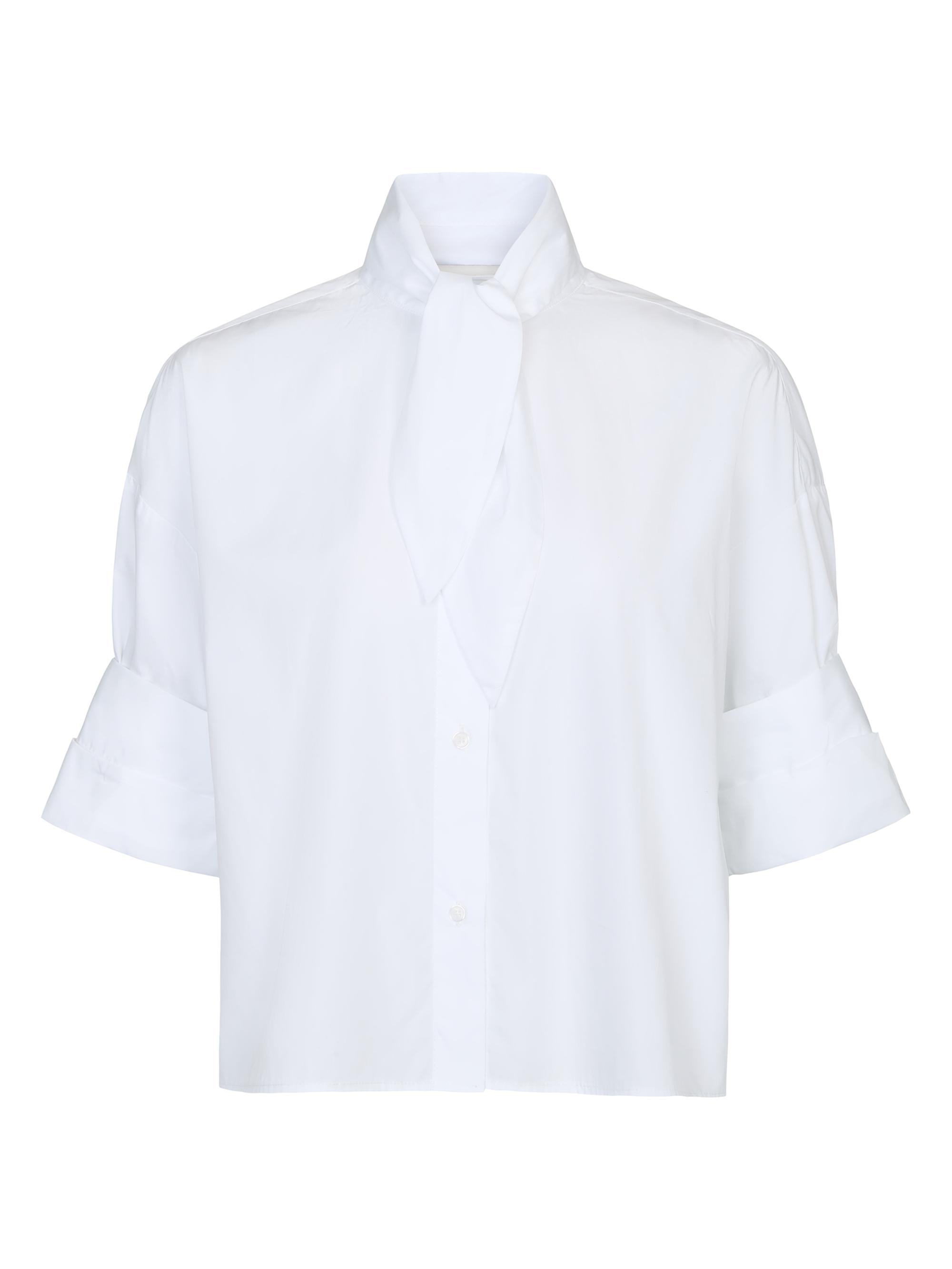 TWP Women's Tie One On Cotton Shirt - White