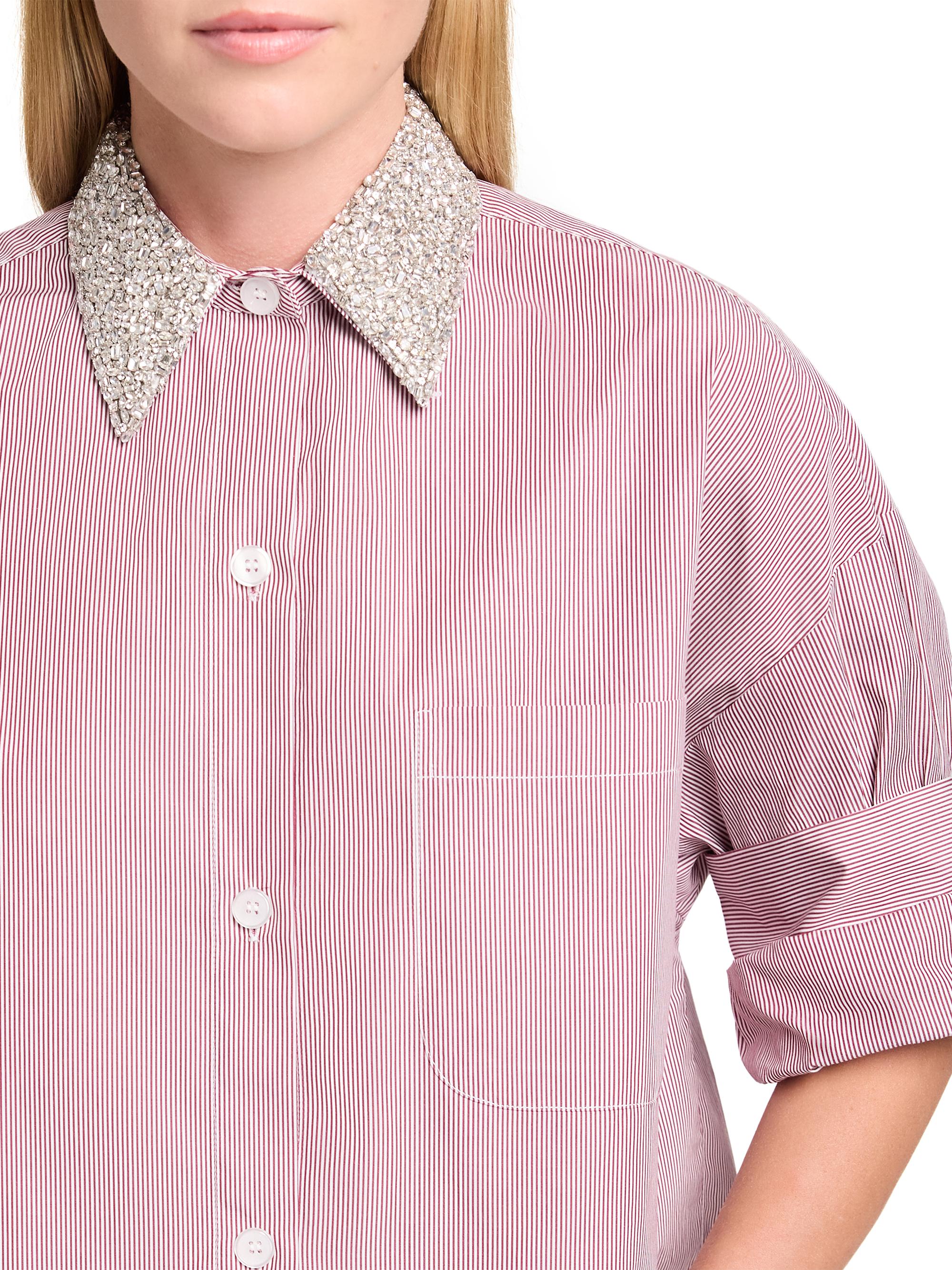 TWP Next Ex Crystal Collar Shirt | Saks Fifth Avenue