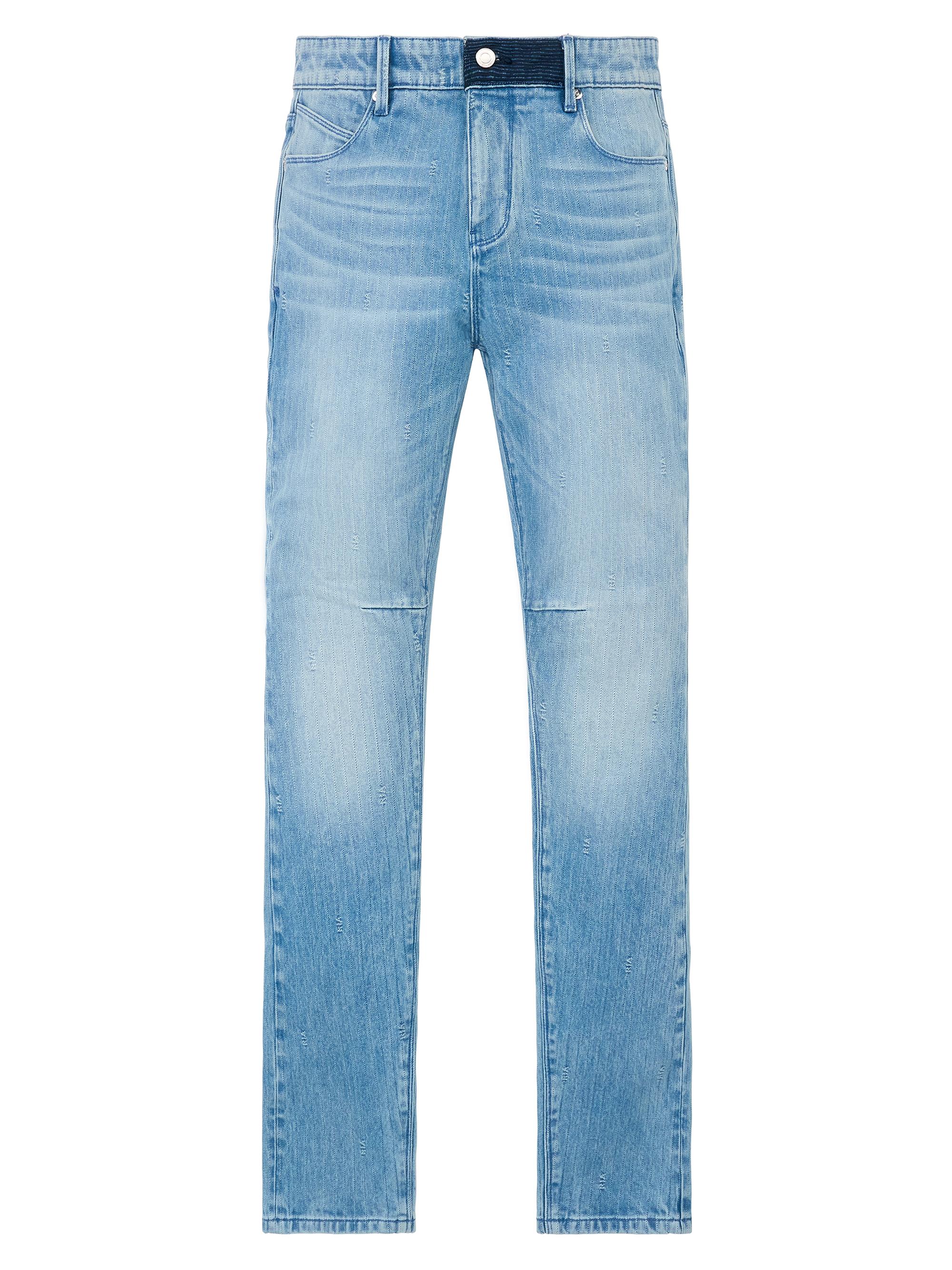 RTA Men's Exodus D-Bryant Faded Skinny Jeans - Blue Pinstripe Rta