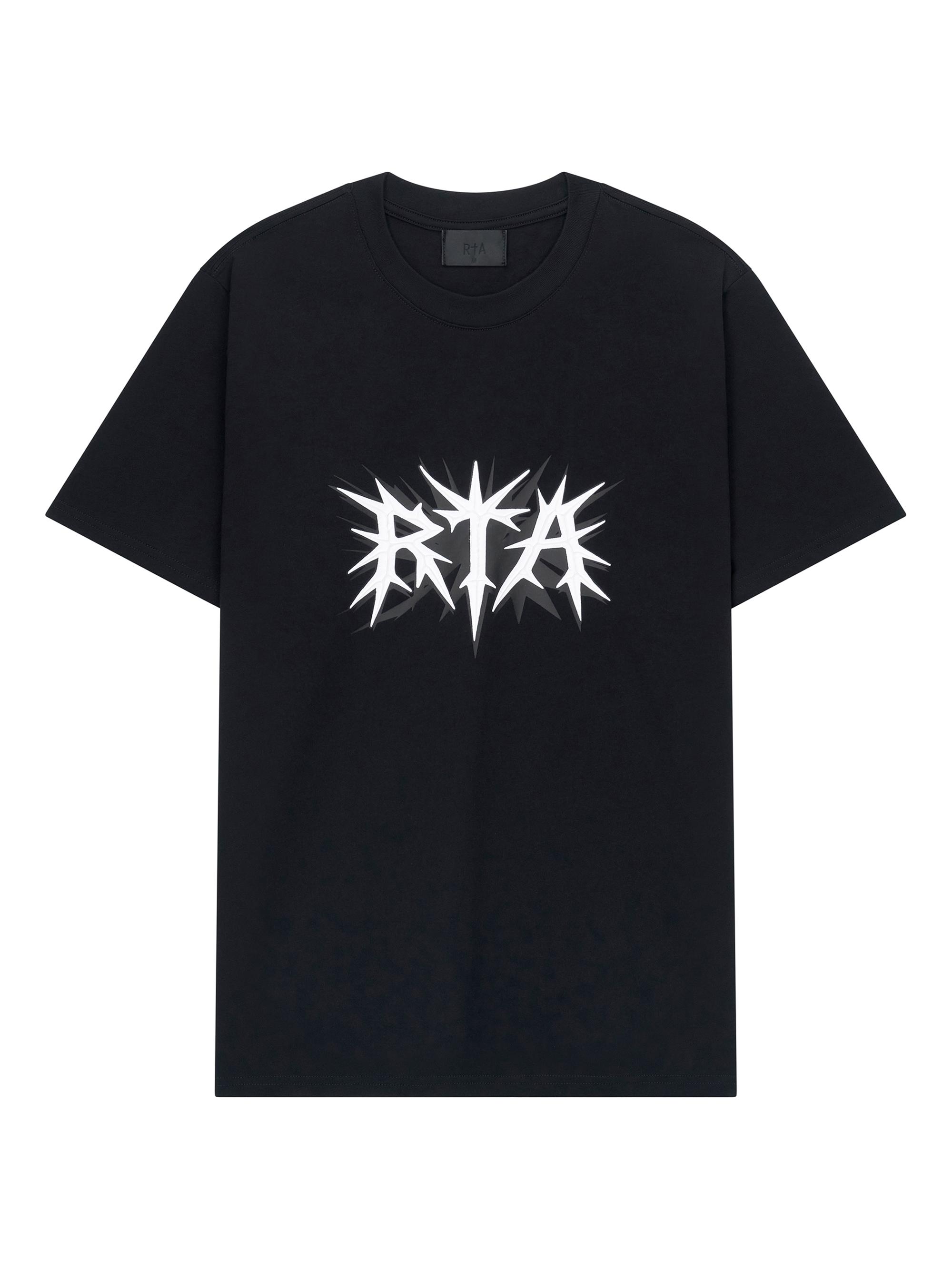 RTA Men's Exodus Liam Logo Slim-Fit T-Shirt - Black Spike Rta