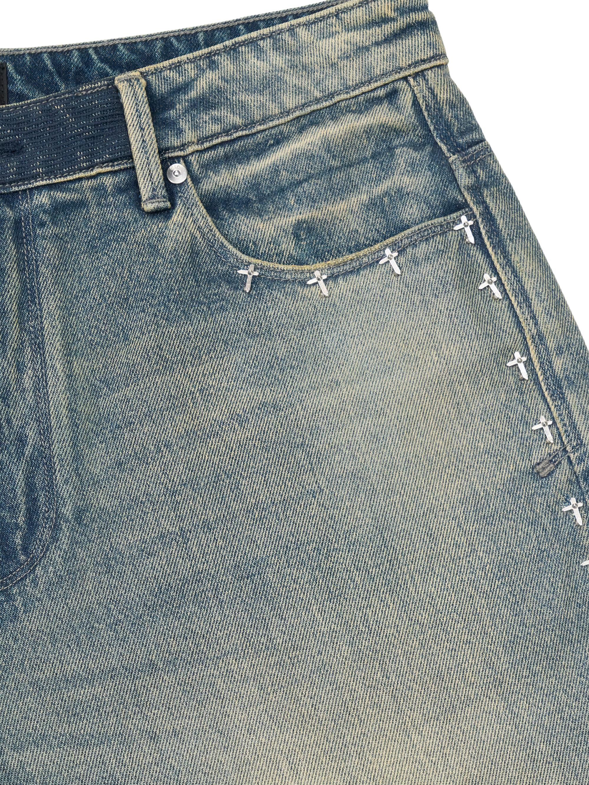 Exodus Gustavo Denim Bermuda Shorts