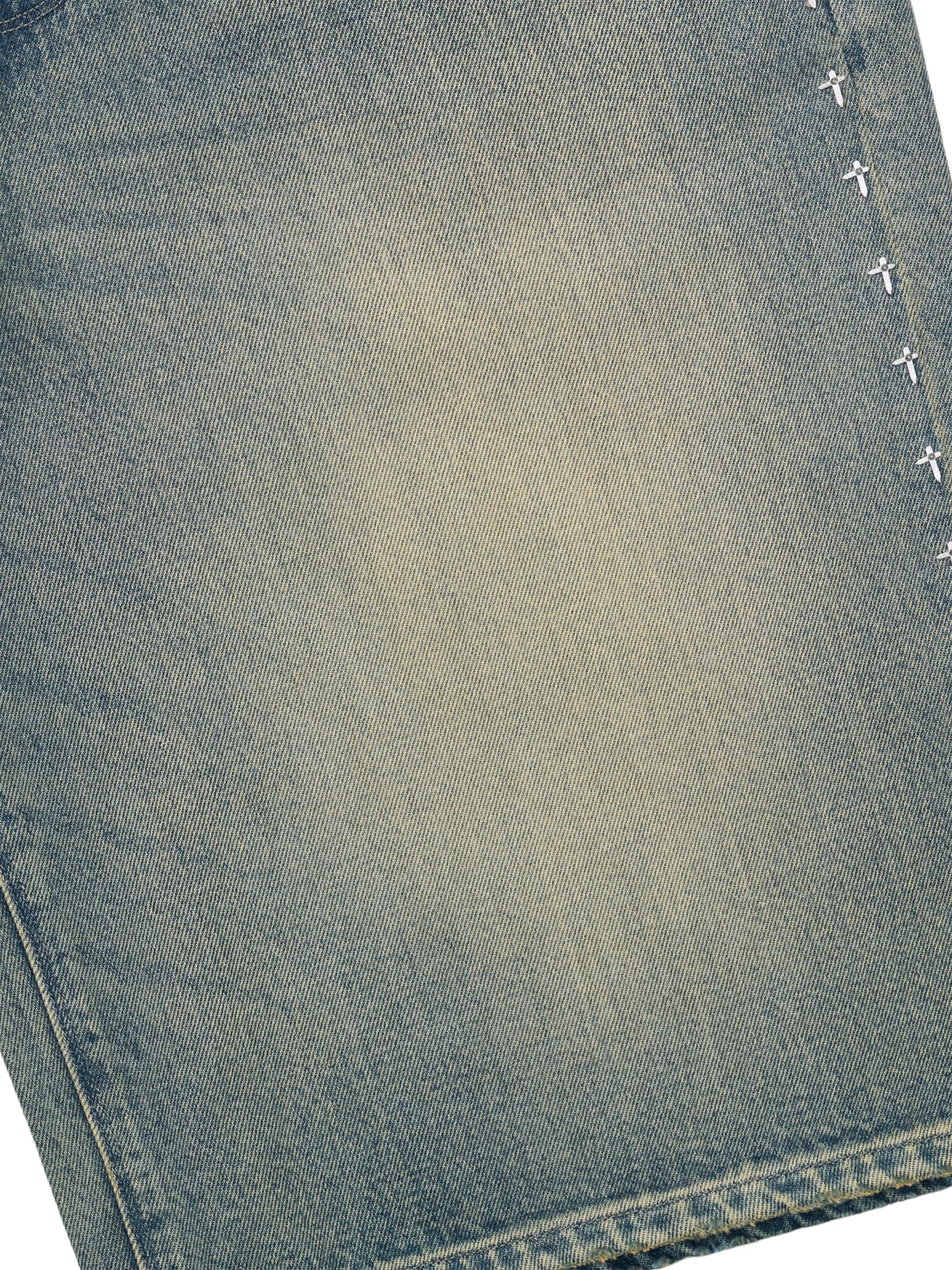 Exodus Gustavo Denim Bermuda Shorts