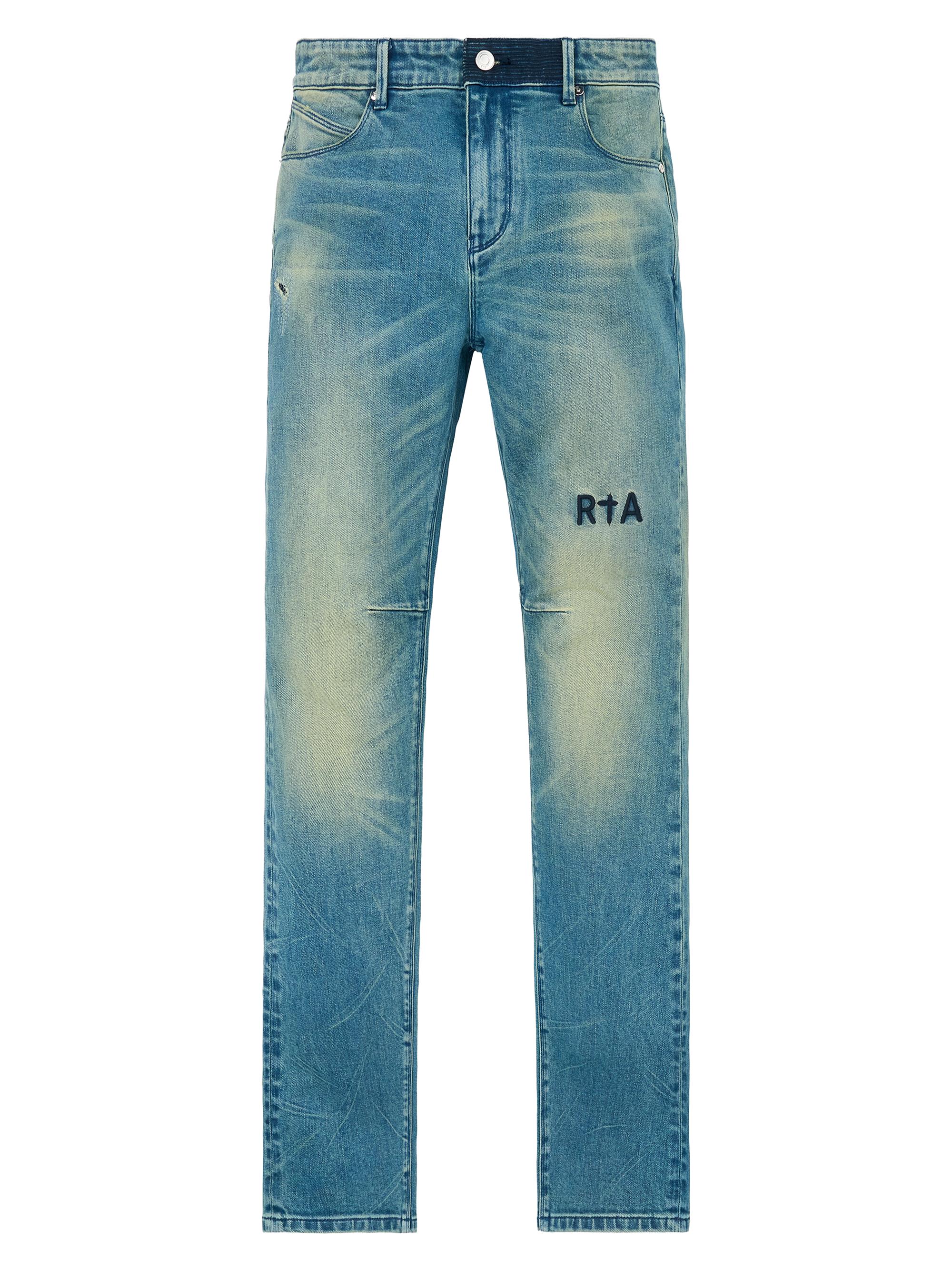 RTA Exodus D-Bryant Logo Skinny Jeans | Saks Fifth Avenue