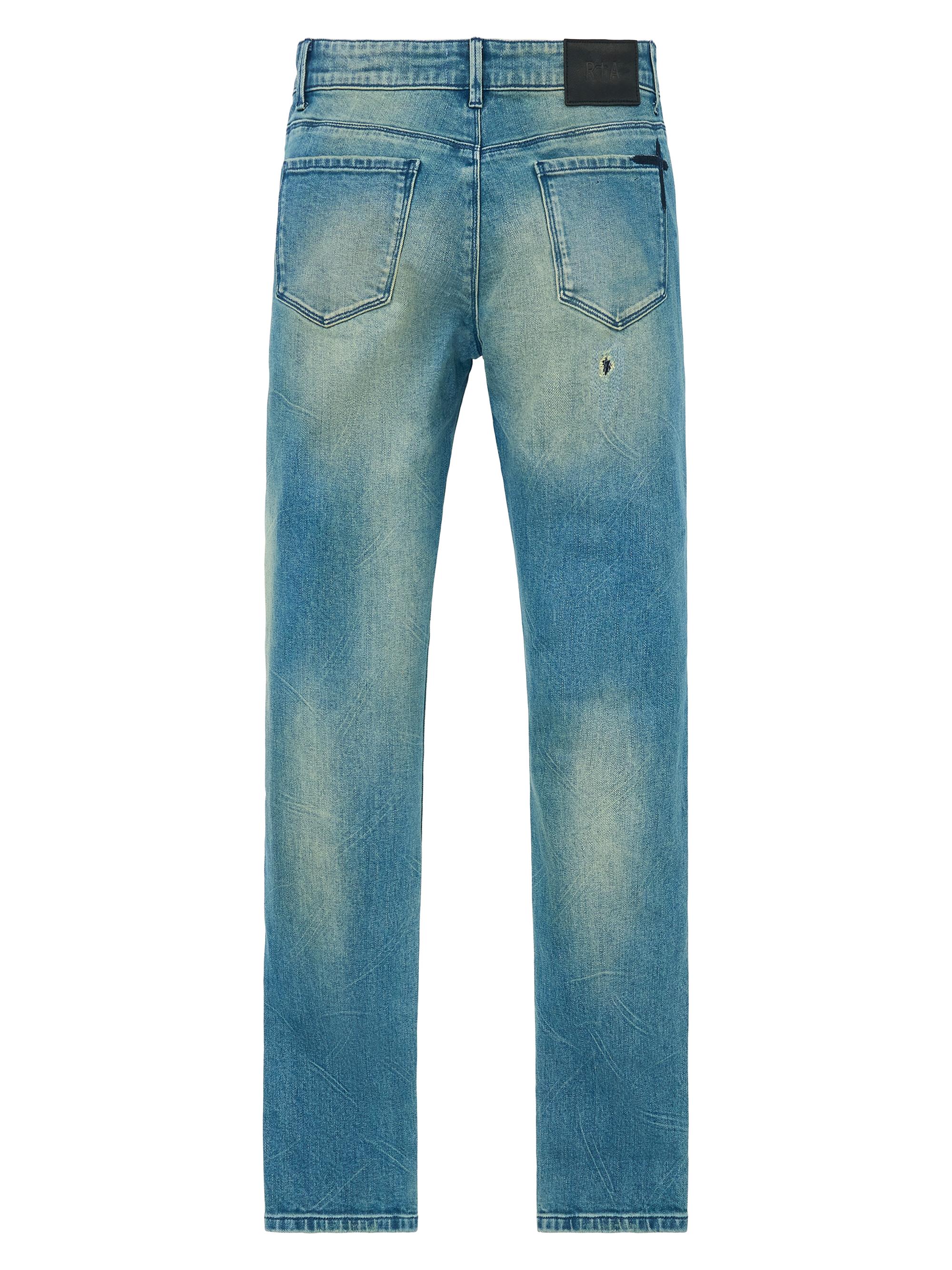RTA Exodus D-Bryant Logo Skinny Jeans | Saks Fifth Avenue