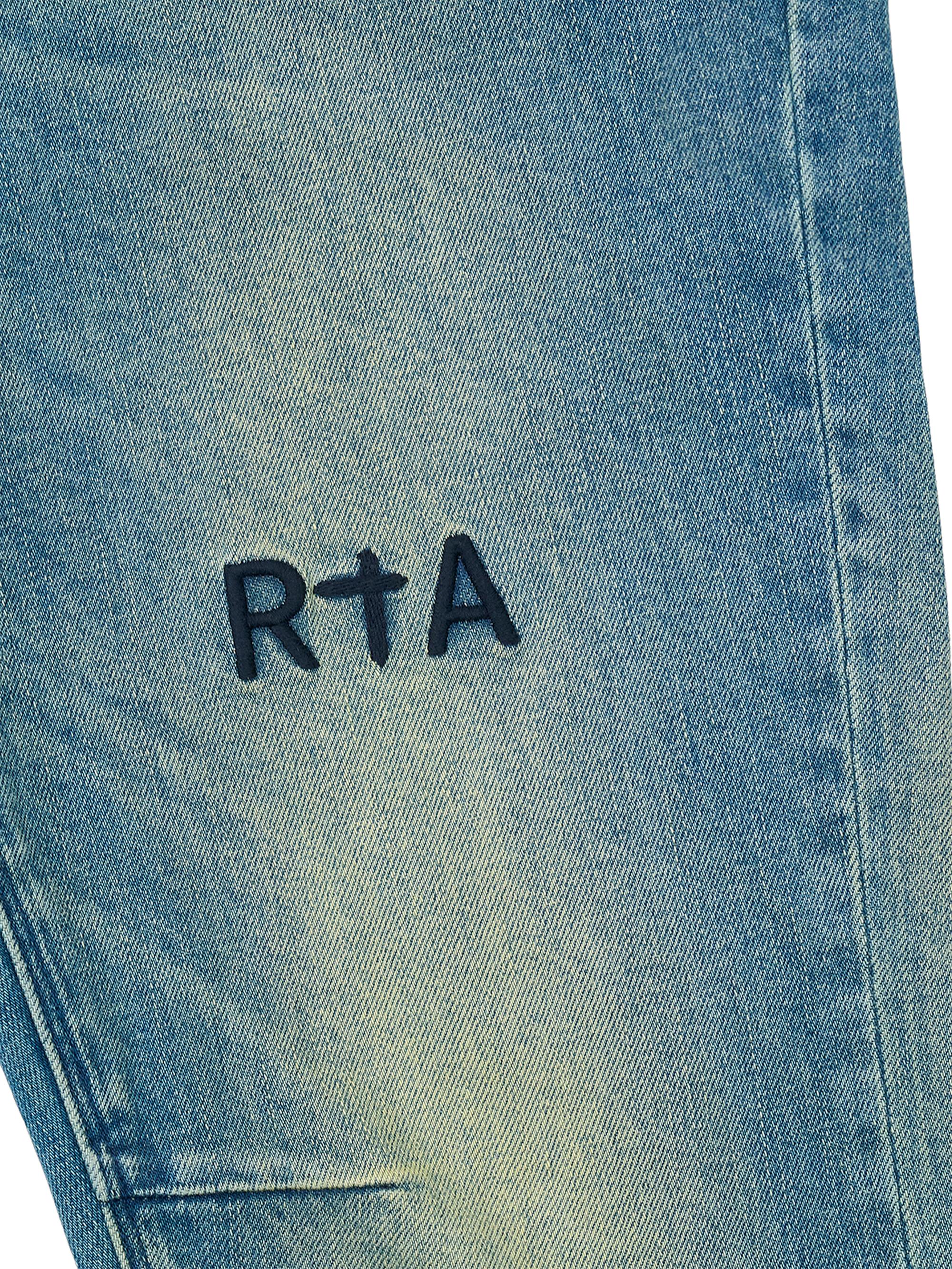 RTA Exodus D-Bryant Logo Skinny Jeans | Saks Fifth Avenue