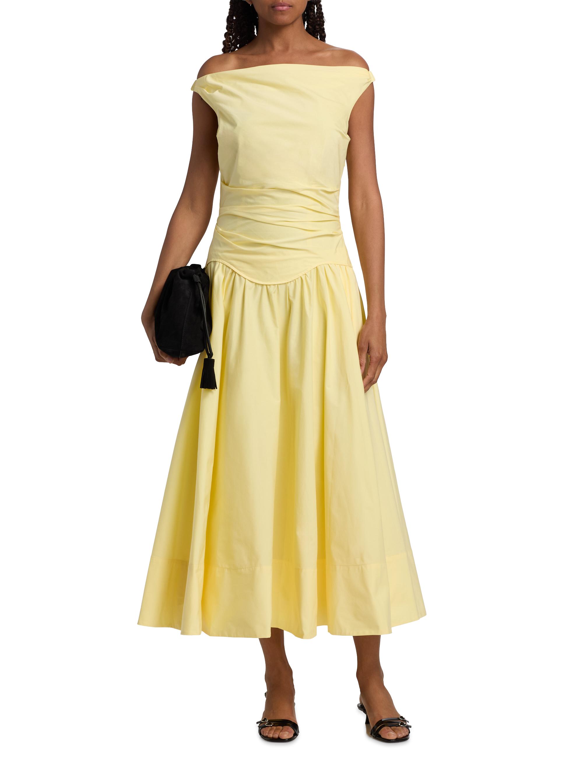 knee length dresses for ladies Cersei One Shoulder Midi Dress main image 0
