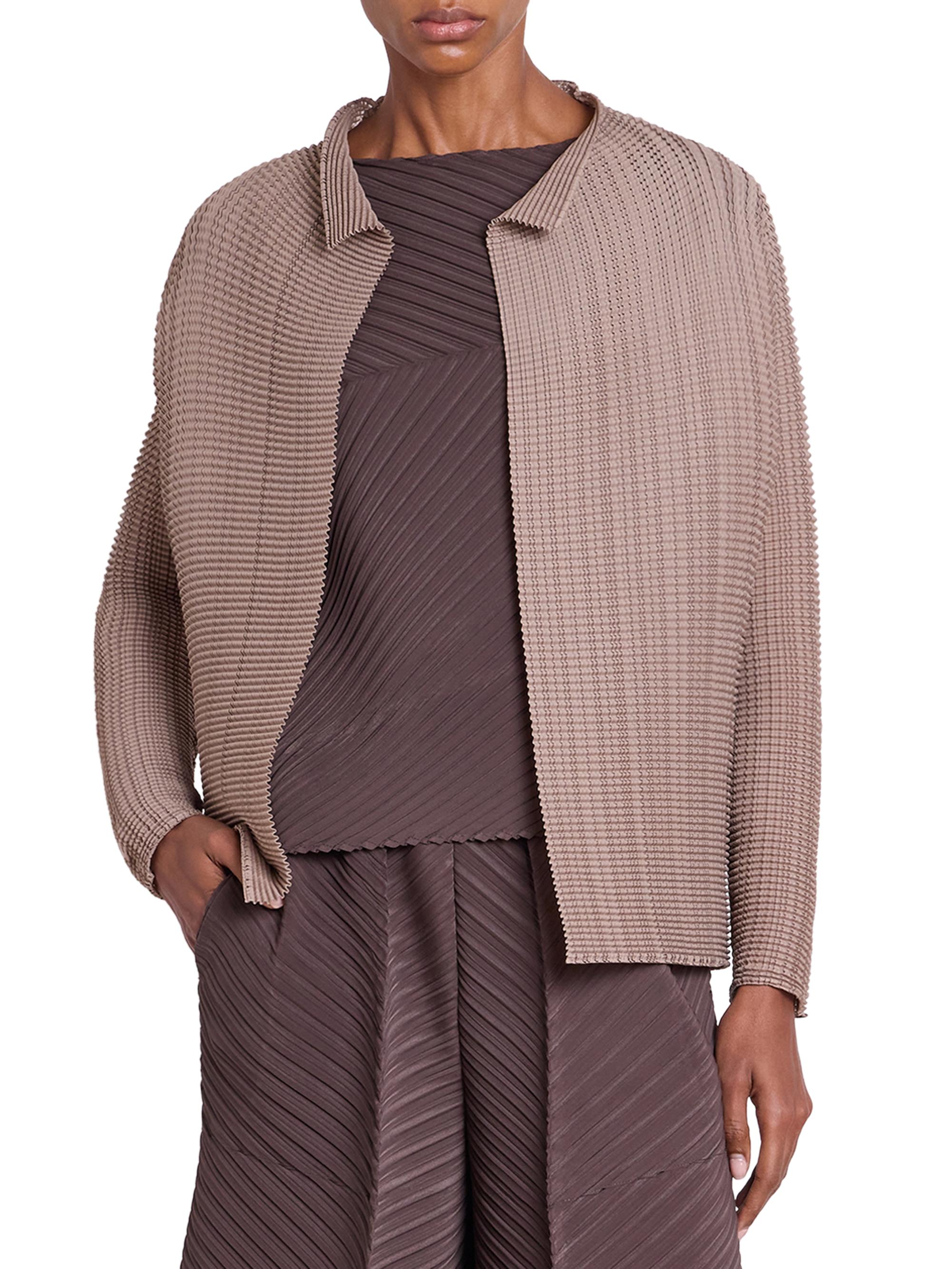 Issey Miyake Wooly Pleats Cardigan | Saks Fifth Avenue