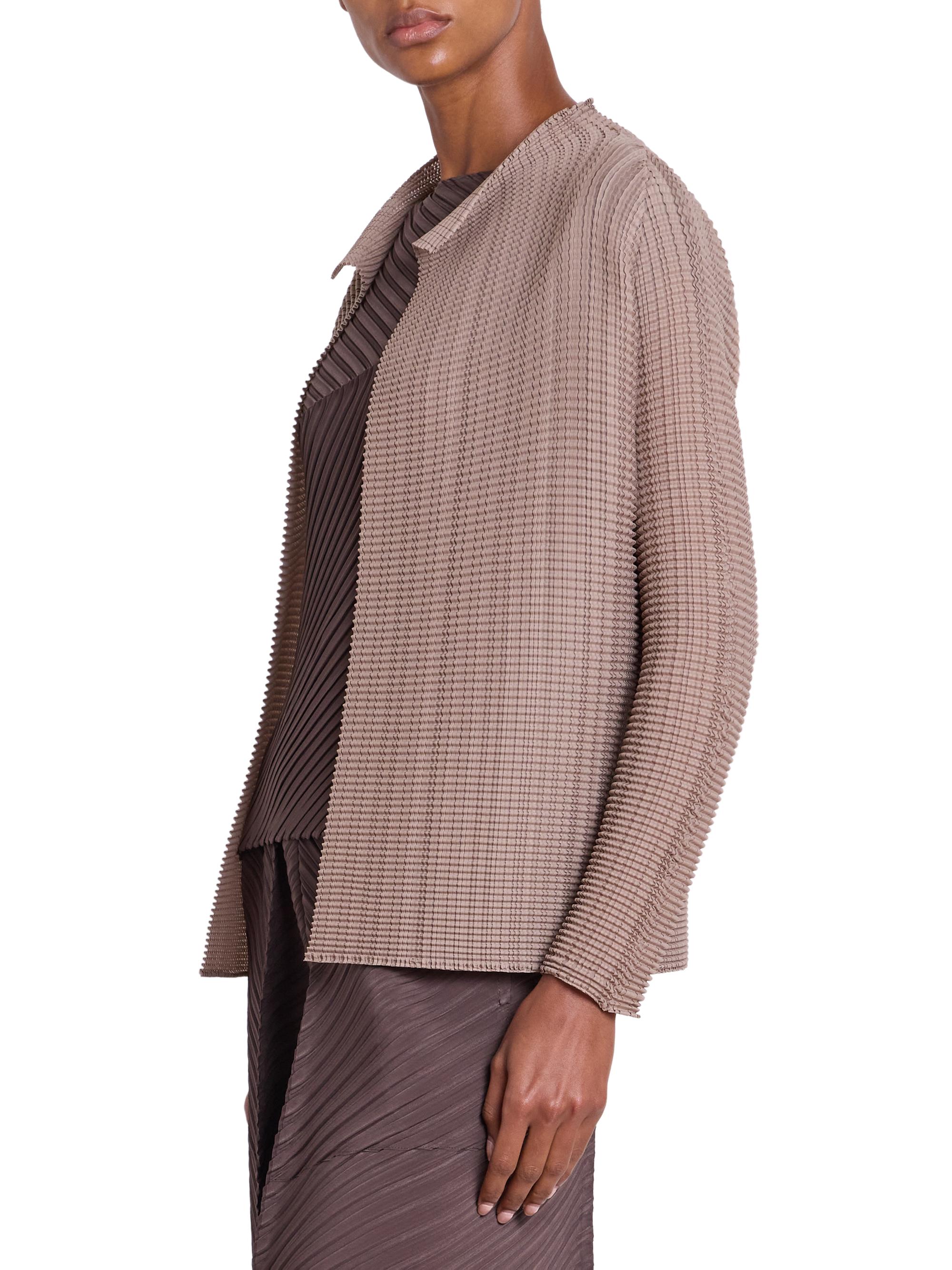 Issey Miyake Wooly Pleats Cardigan | Saks Fifth Avenue