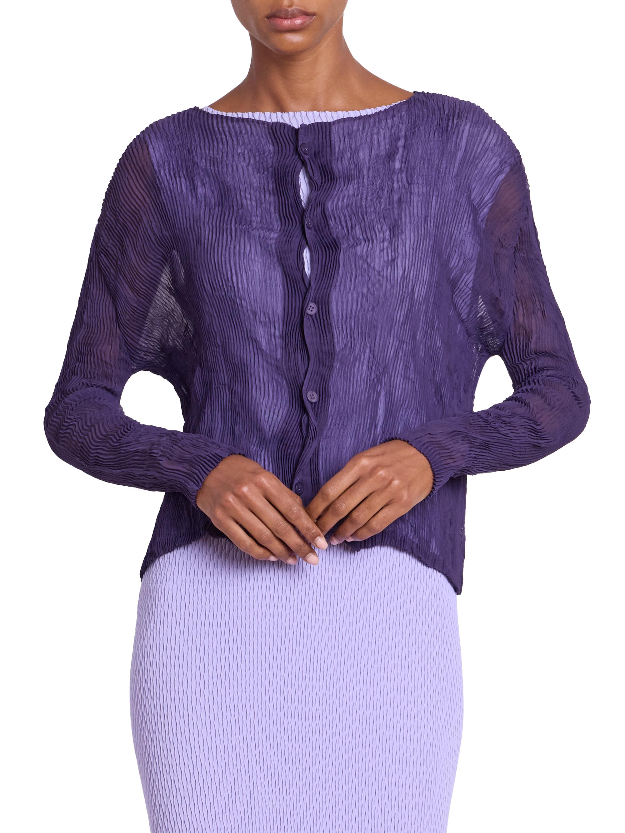 Issey Miyake Chiffon Twist 2 Cardigan | Saks Fifth Avenue