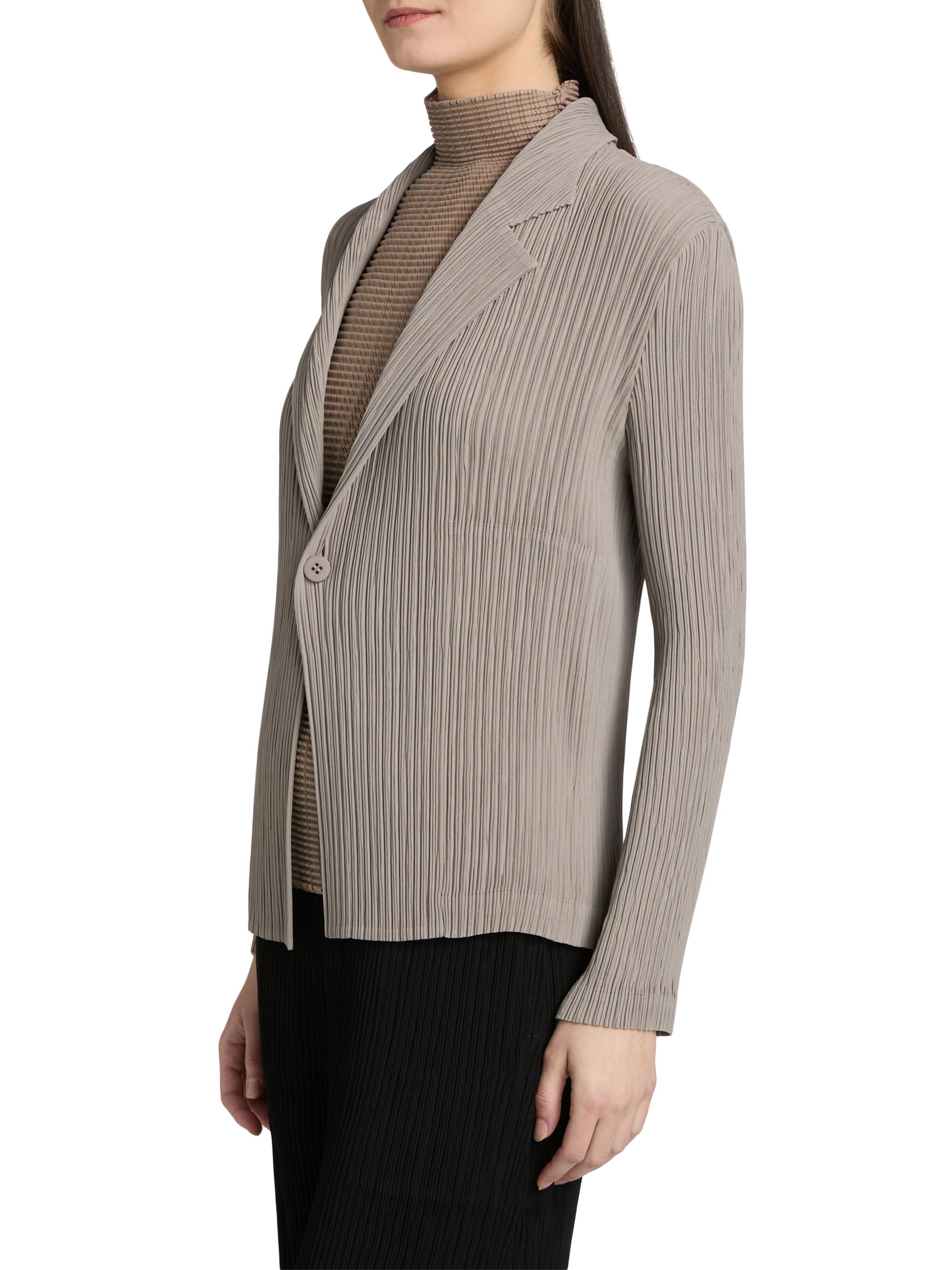 ISSEY MIYAKEHATCHING ジャケット Issey Miyake Hatching Pleated Blazer | Saks Fifth Avenue
