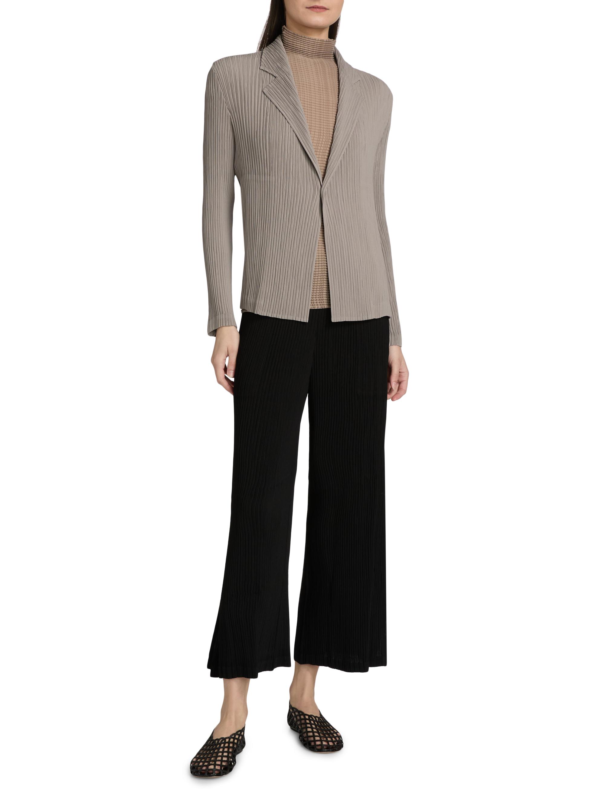 Issey Miyake Hatching Pleated Blazer | Saks Fifth Avenue