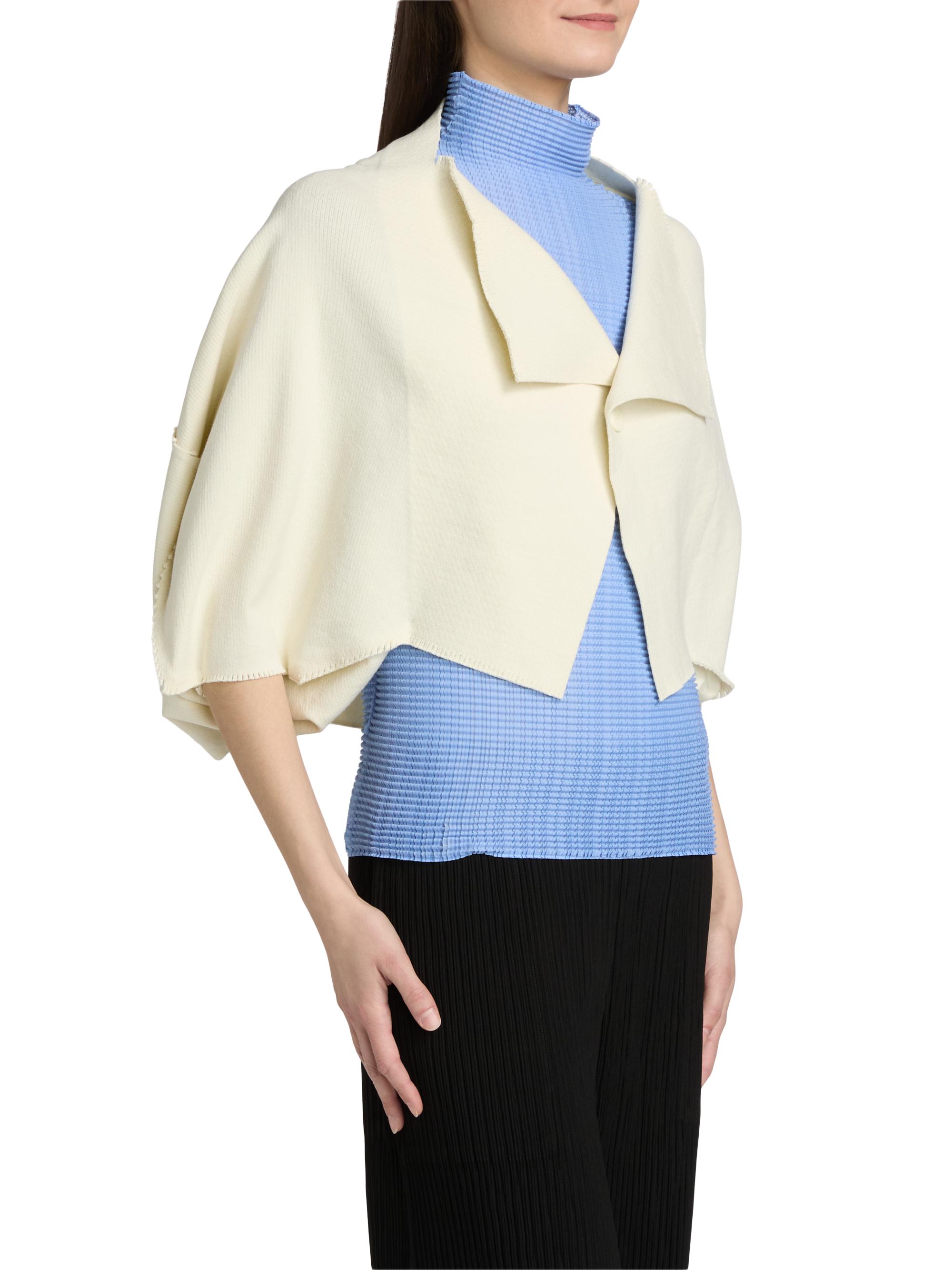 Issey Miyake Campagne Cotton-Blend Cardigan | Saks Fifth Avenue