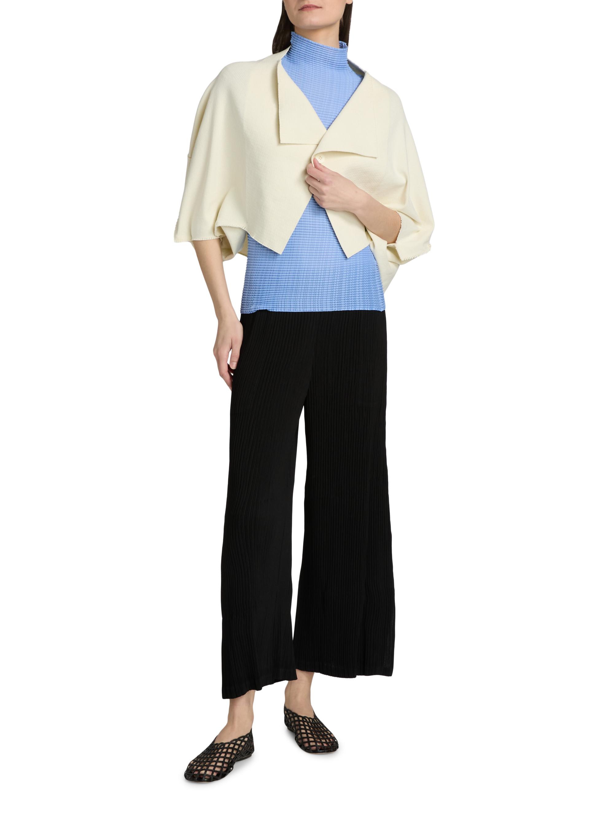 Issey Miyake Campagne Cotton-Blend Cardigan | Saks Fifth Avenue