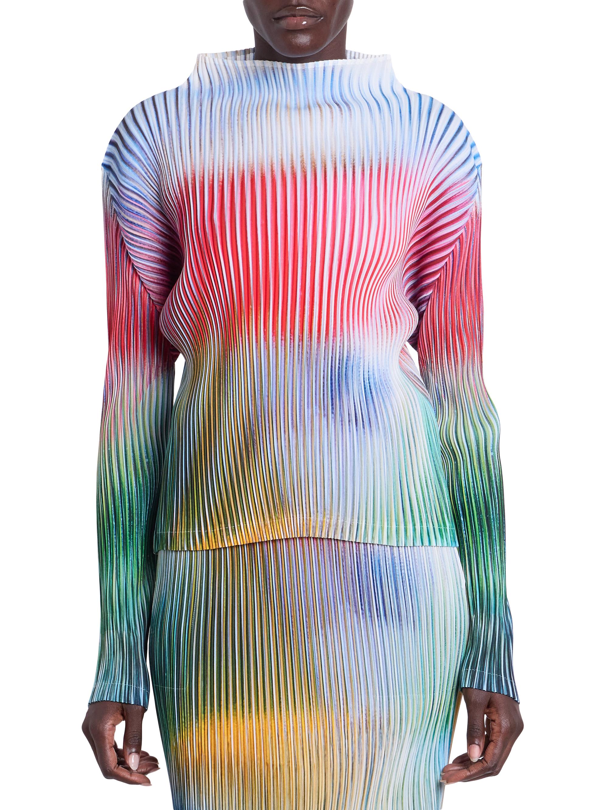 極美品 希少カラー PLEATS PLEASE ISSEY MIYAKE  半袖 Issey Miyake (1938–2022)