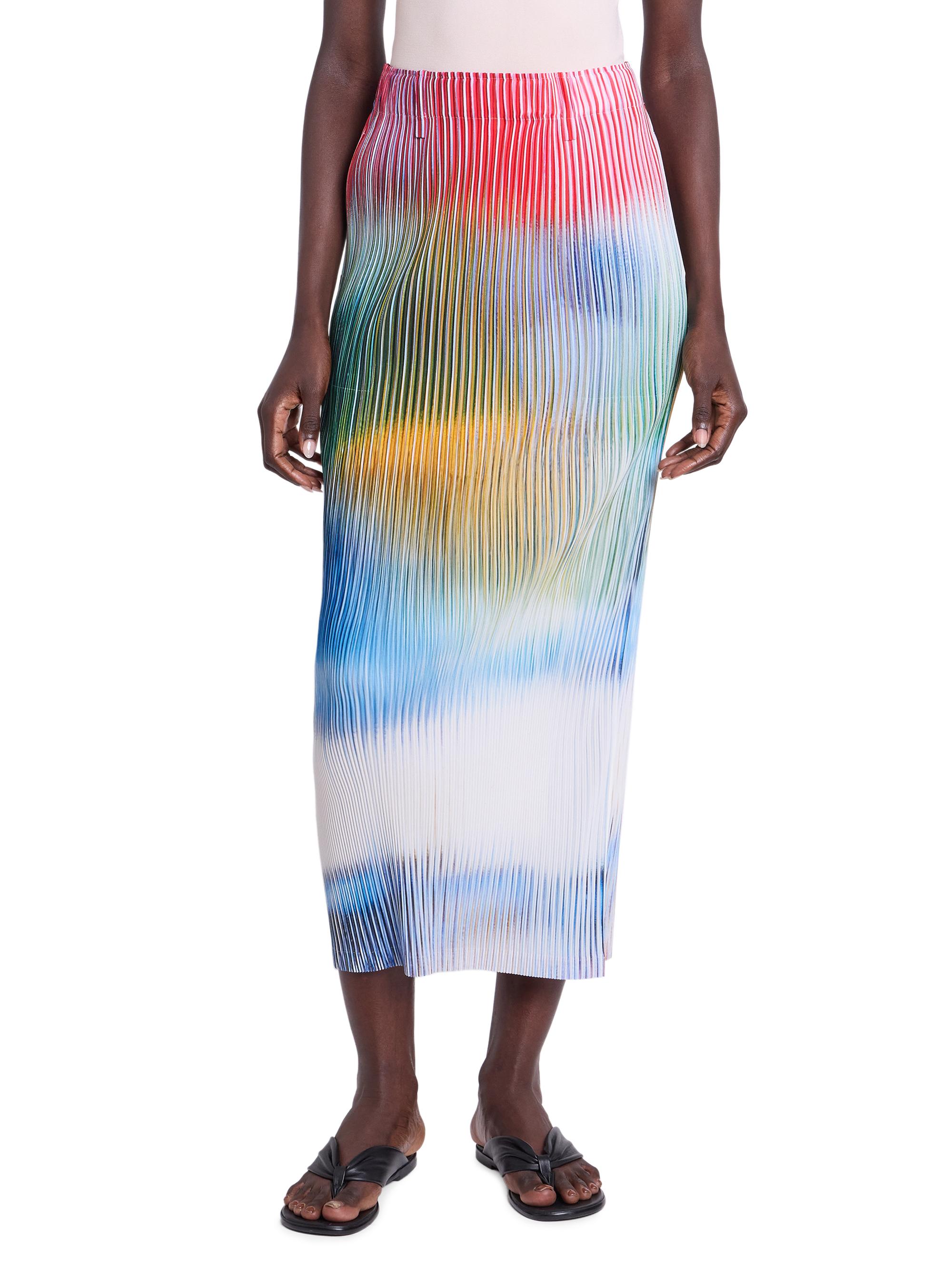 Issey Miyake Obscure Pleats Midi-Skirt | Saks Fifth Avenue