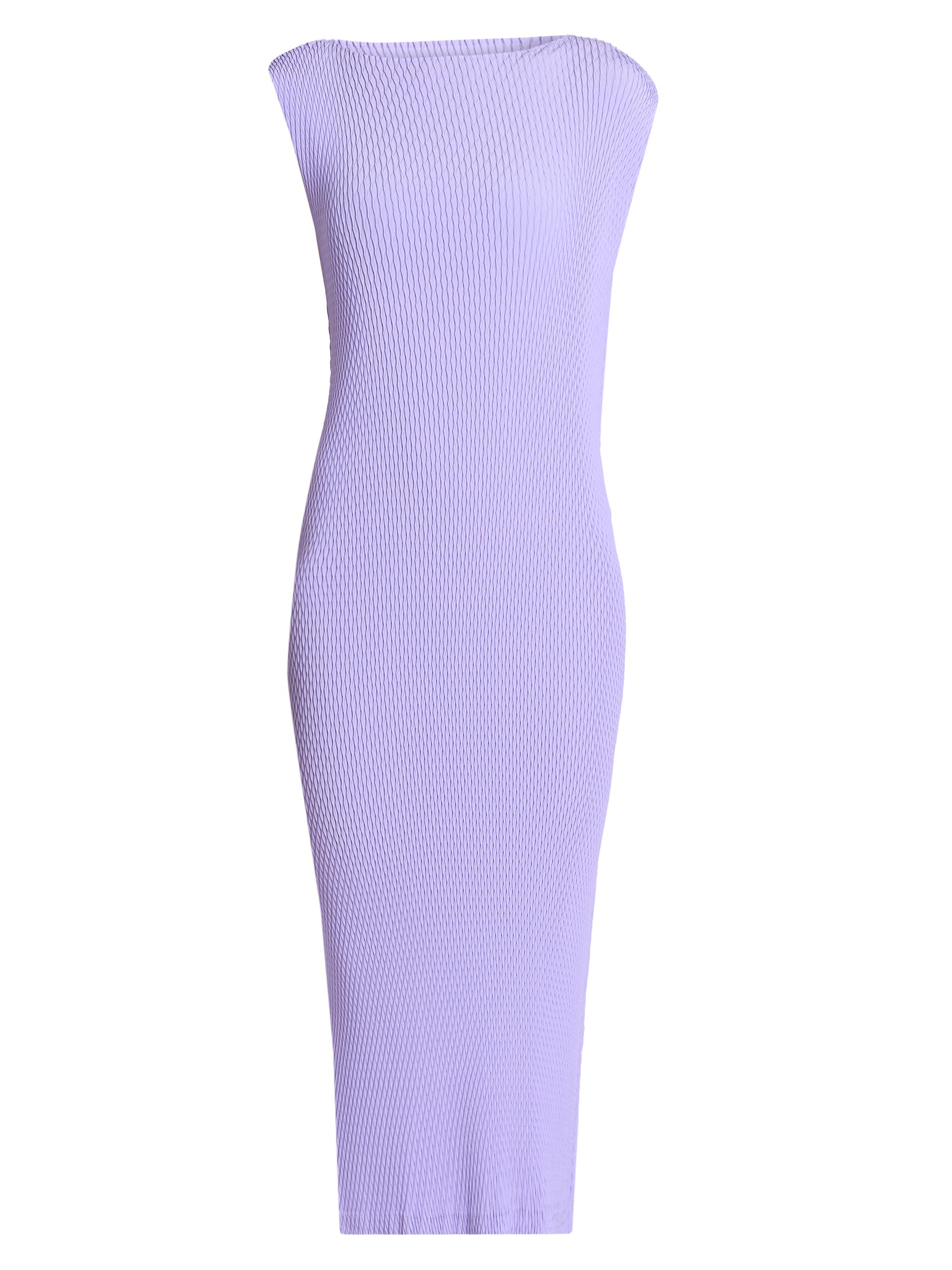 Issey Miyake Women's Rhombus Pleats Midi-Dress - Purple