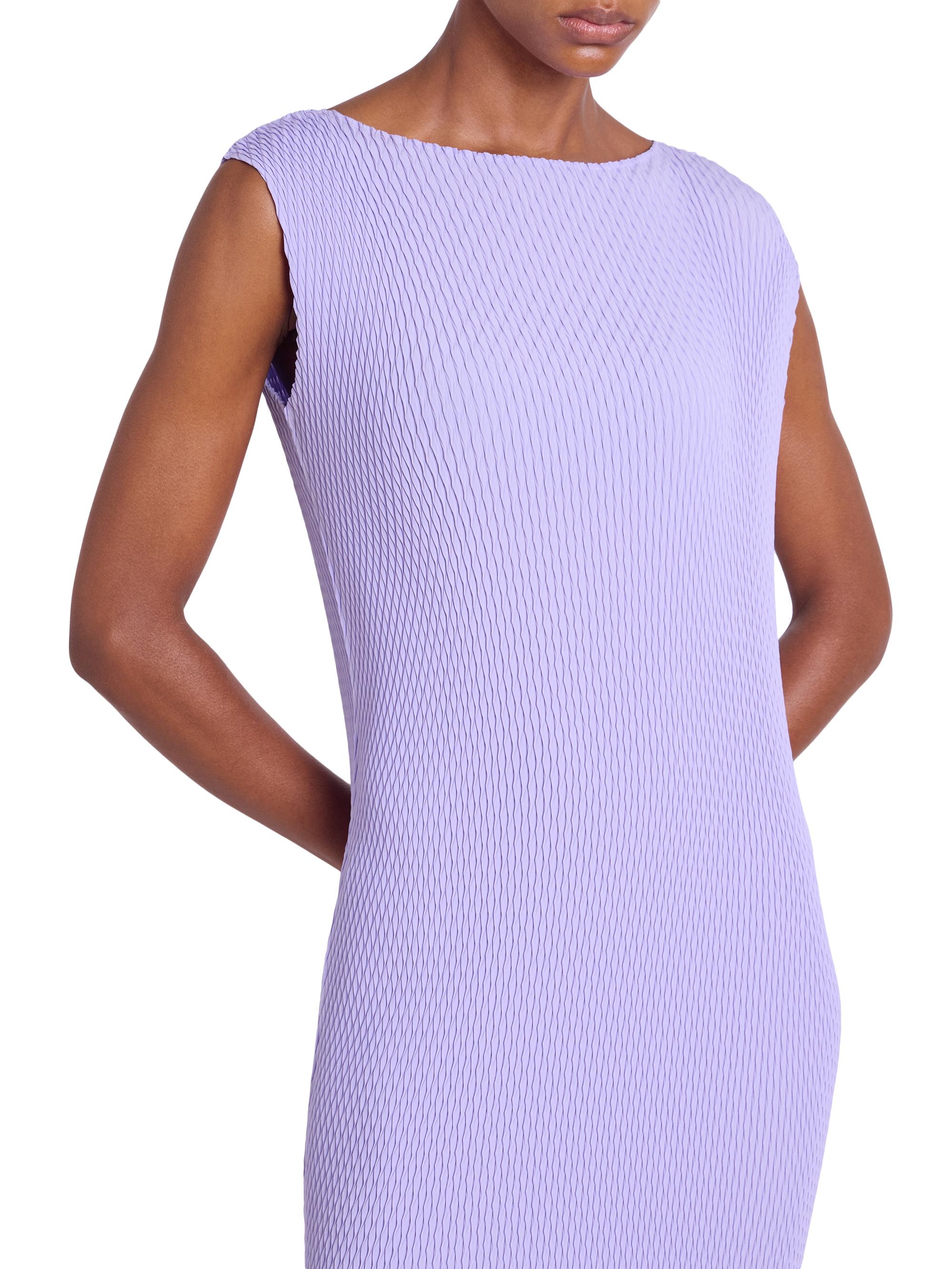 ISSEY MIYAKE - イッセイミヤケ　RHOMBUS PLEATS WISTERIA PURPLE Issey Miyake Rhombus Pleats Midi-Dress | Saks Fifth Avenue