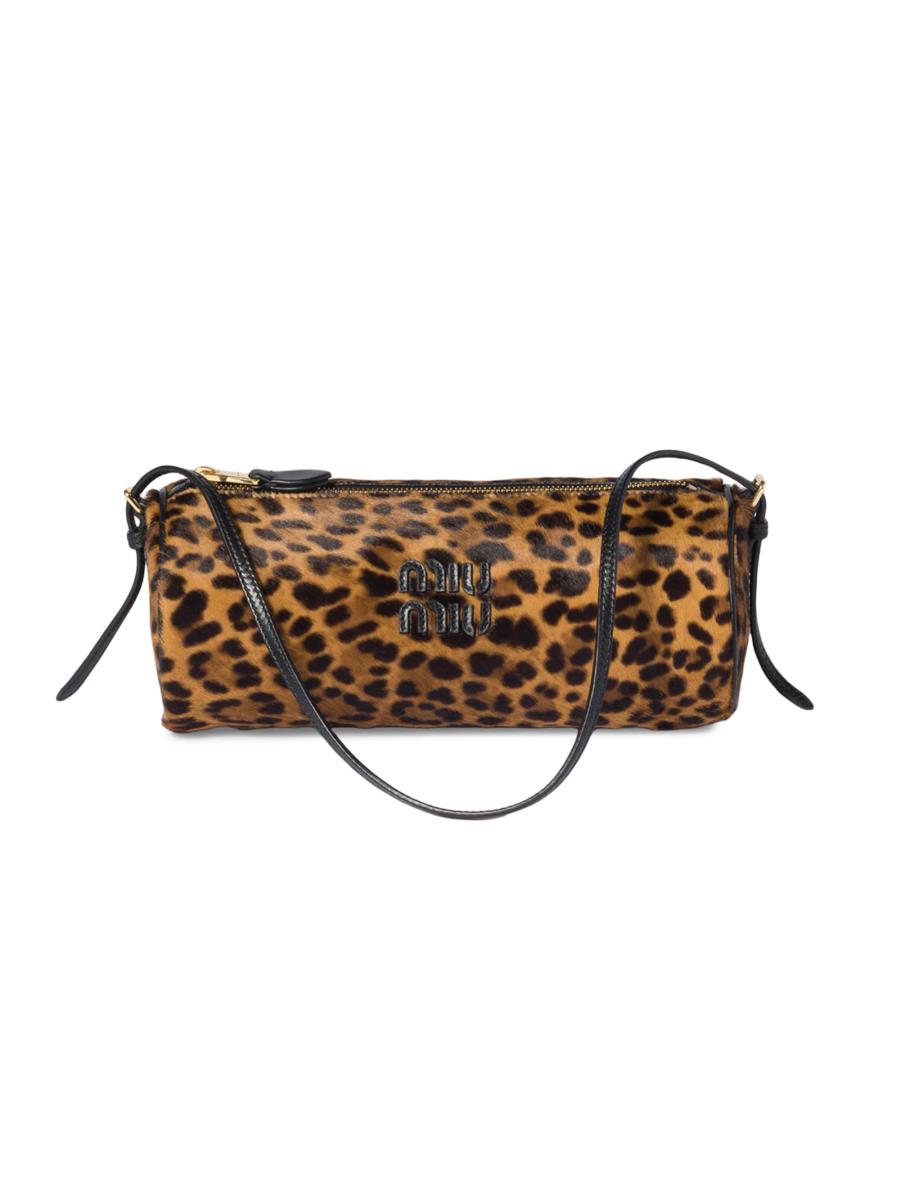 Miu Miu Printed Leather Pouch | Saks Fifth Avenue