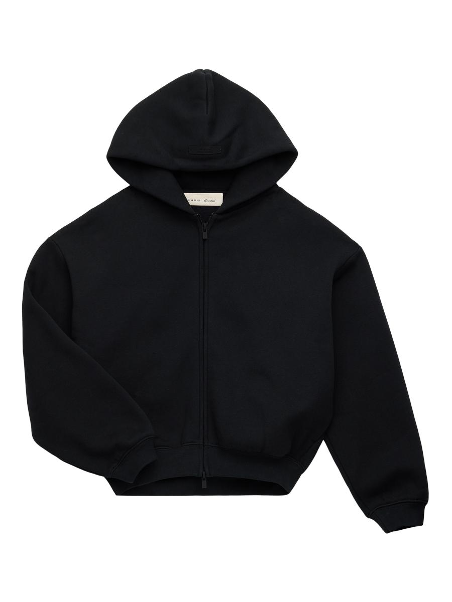 Essentials Little Kid's & Kid's Cotton-blend Logo Hoodie In Black