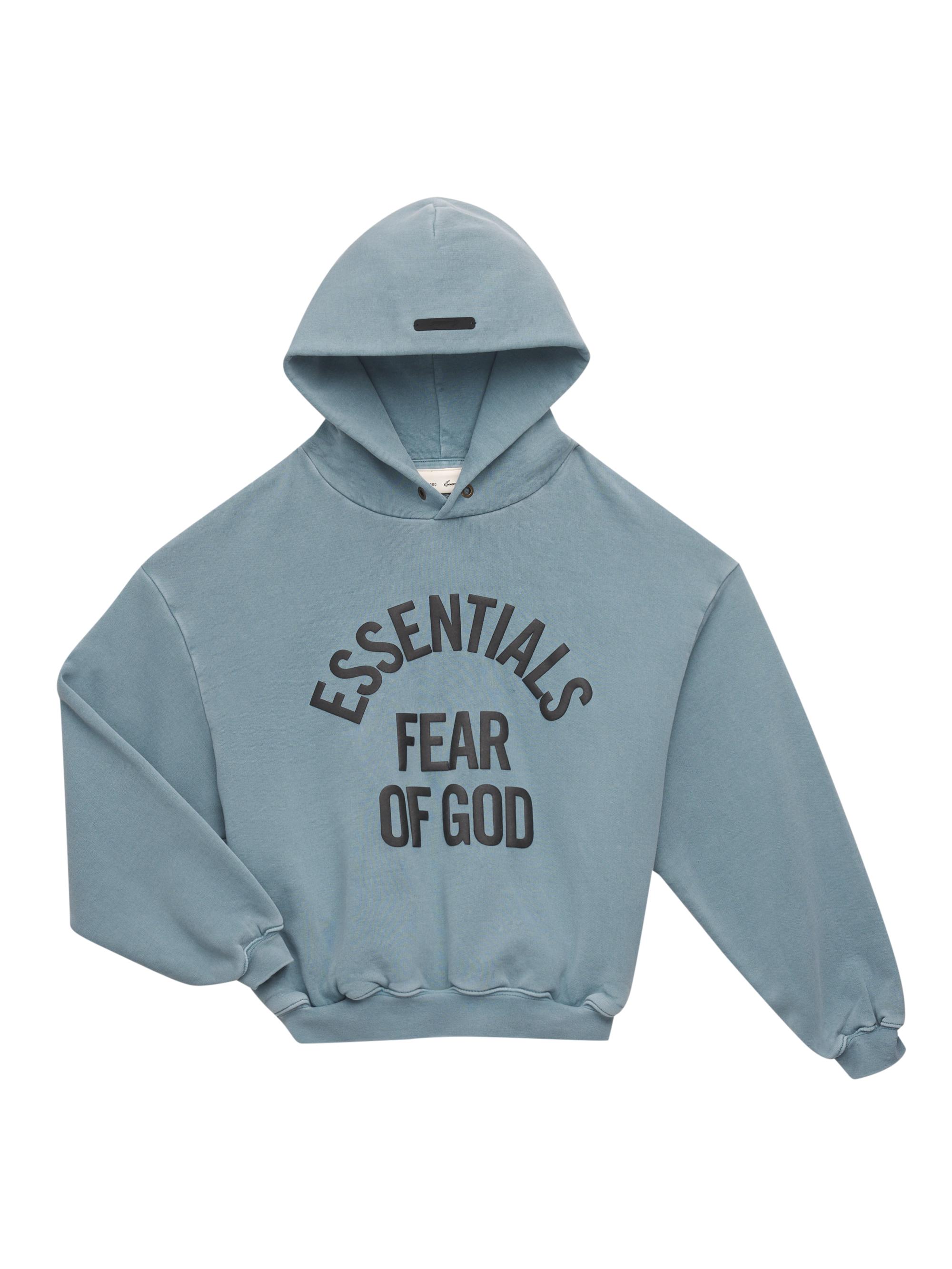 Fear of God Essentials Little Kid's & Kid's Logo Hoodie - Faded Coastal