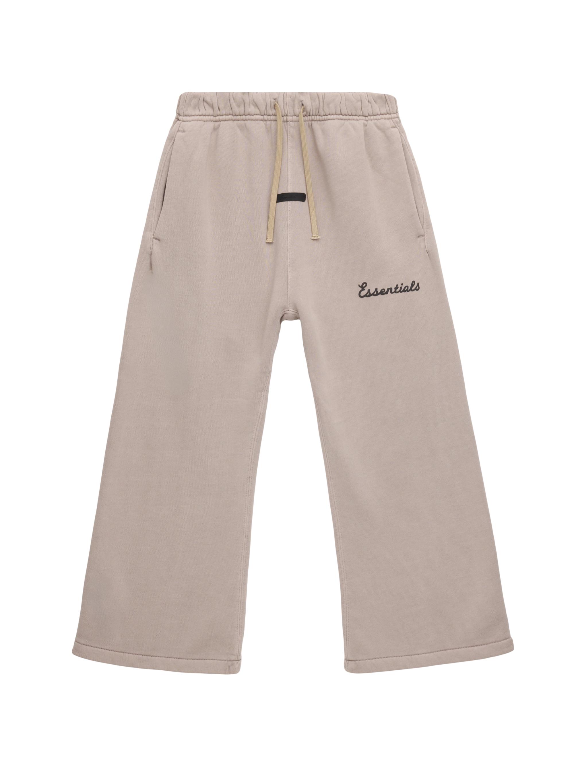 Fear of God Essentials Little Kid's & Kid's Logo Wide-Leg Sweatpants - Faded Seal | Thumbnail 3