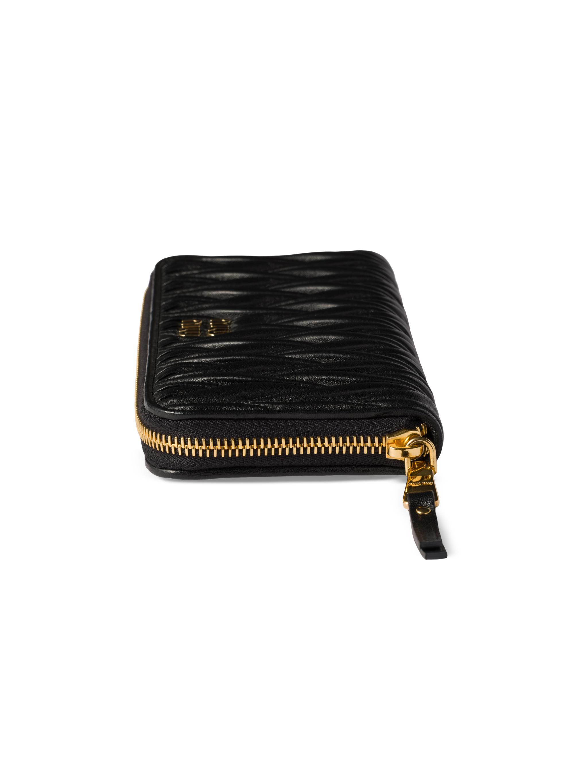 Miu Miu Large Matelassé Nappa Leather Wallet | Saks Fifth Avenue