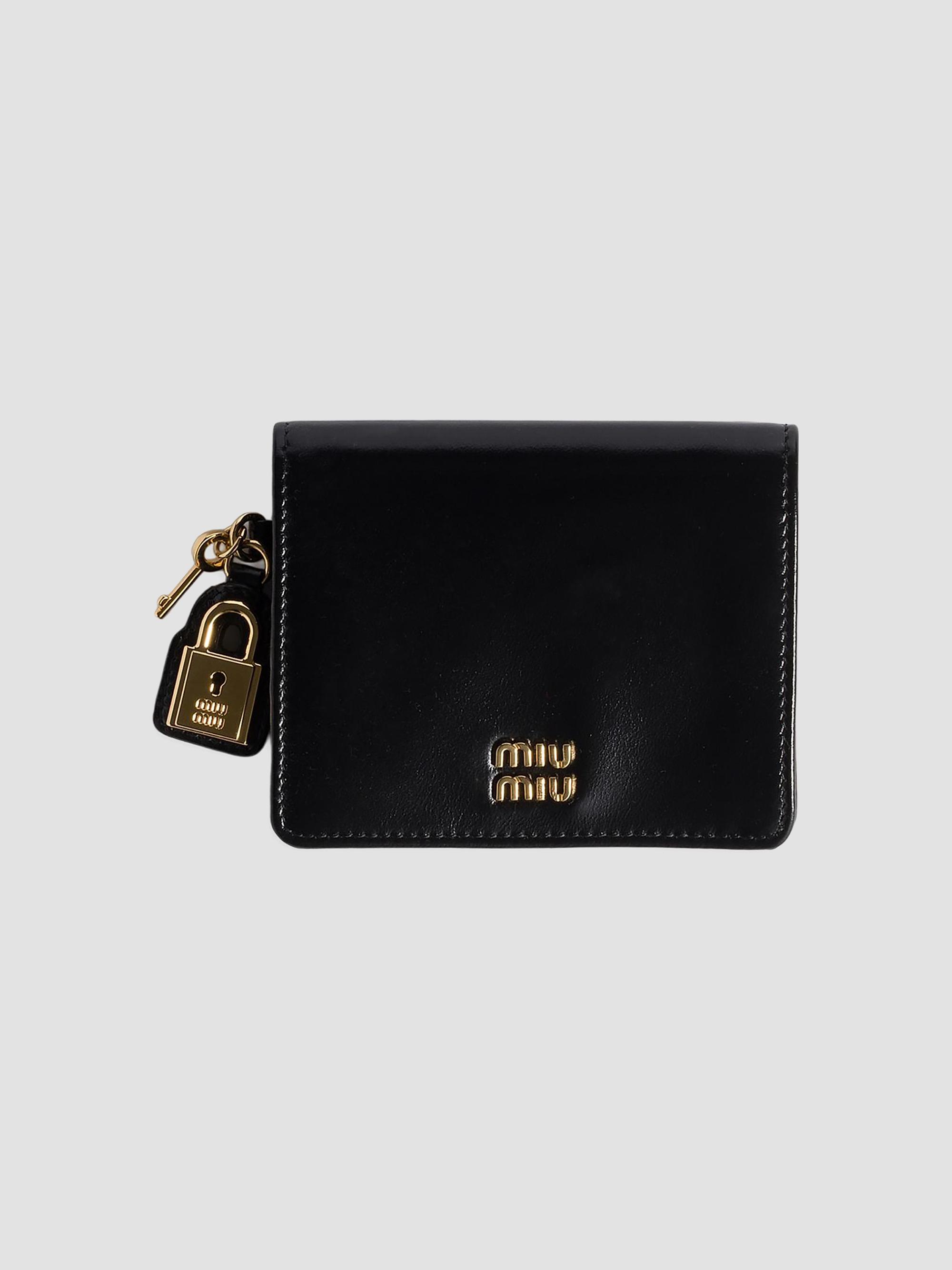 Miu Miu Matelassé Nappa Leather Card Holder | Saks Fifth Avenue