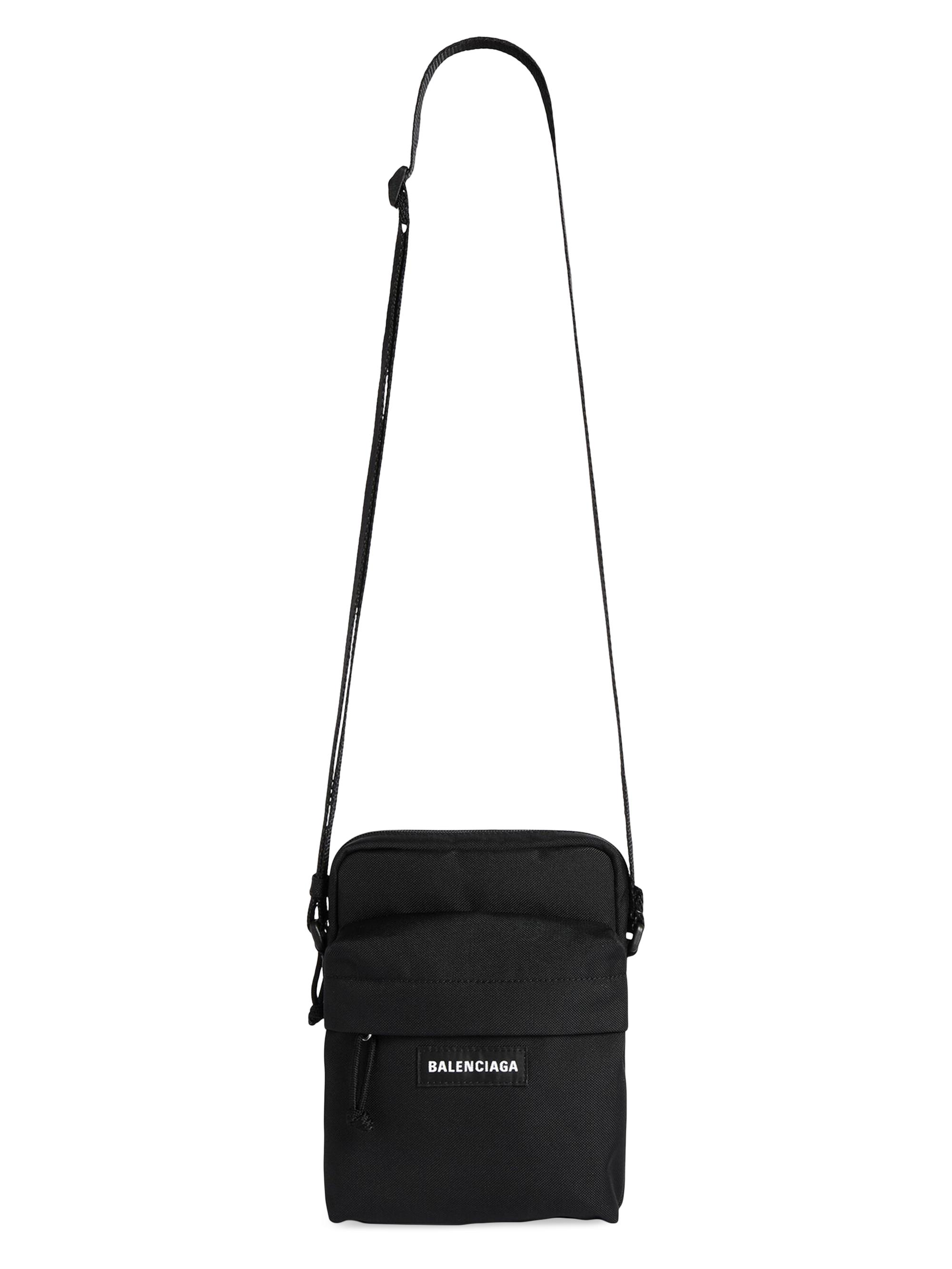 Balenciaga Men's Explorer Crossbody Bag - Black