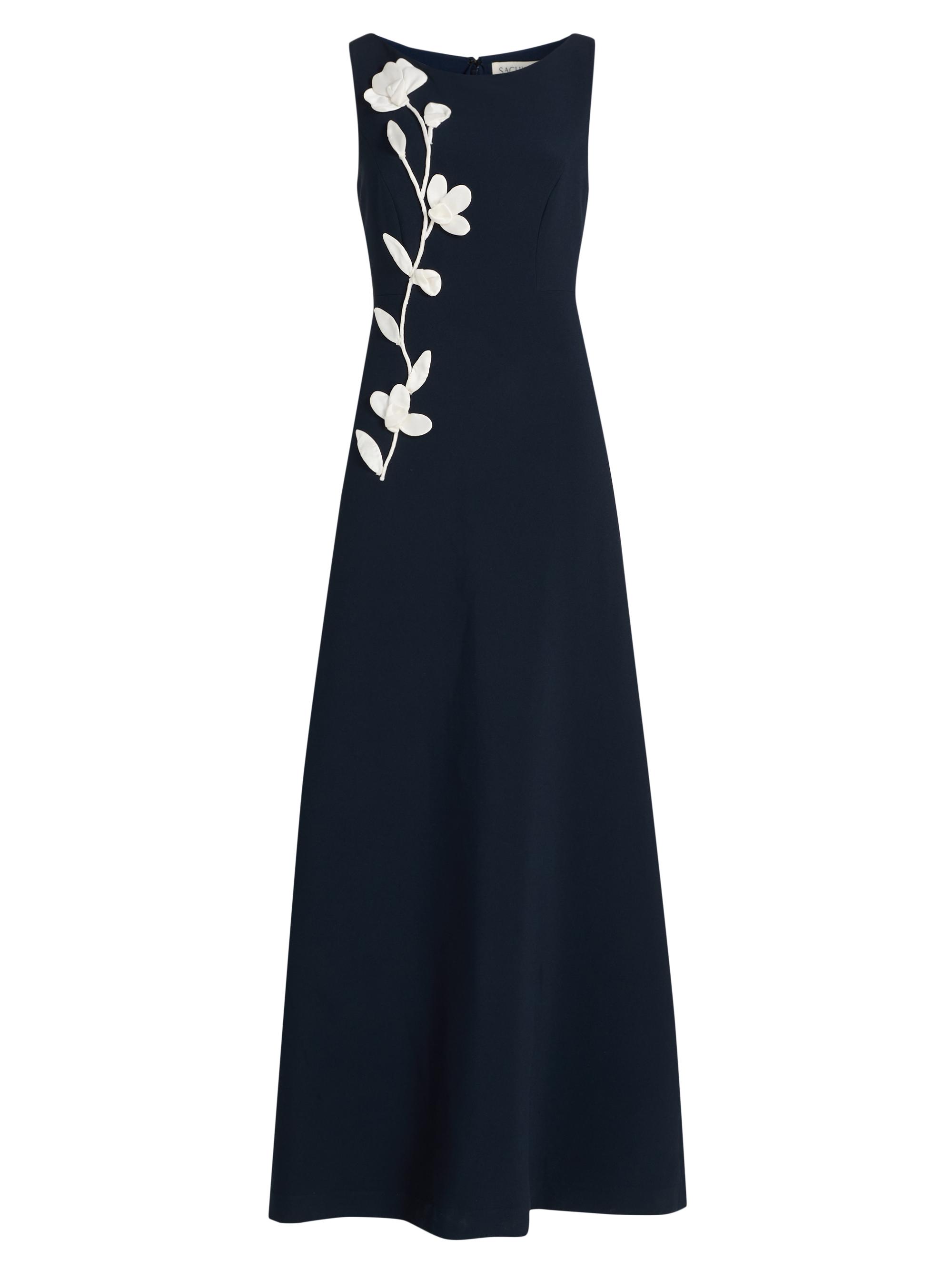 SACHIN BABI Women's Denee Embroidered Vine Gown - Midnight