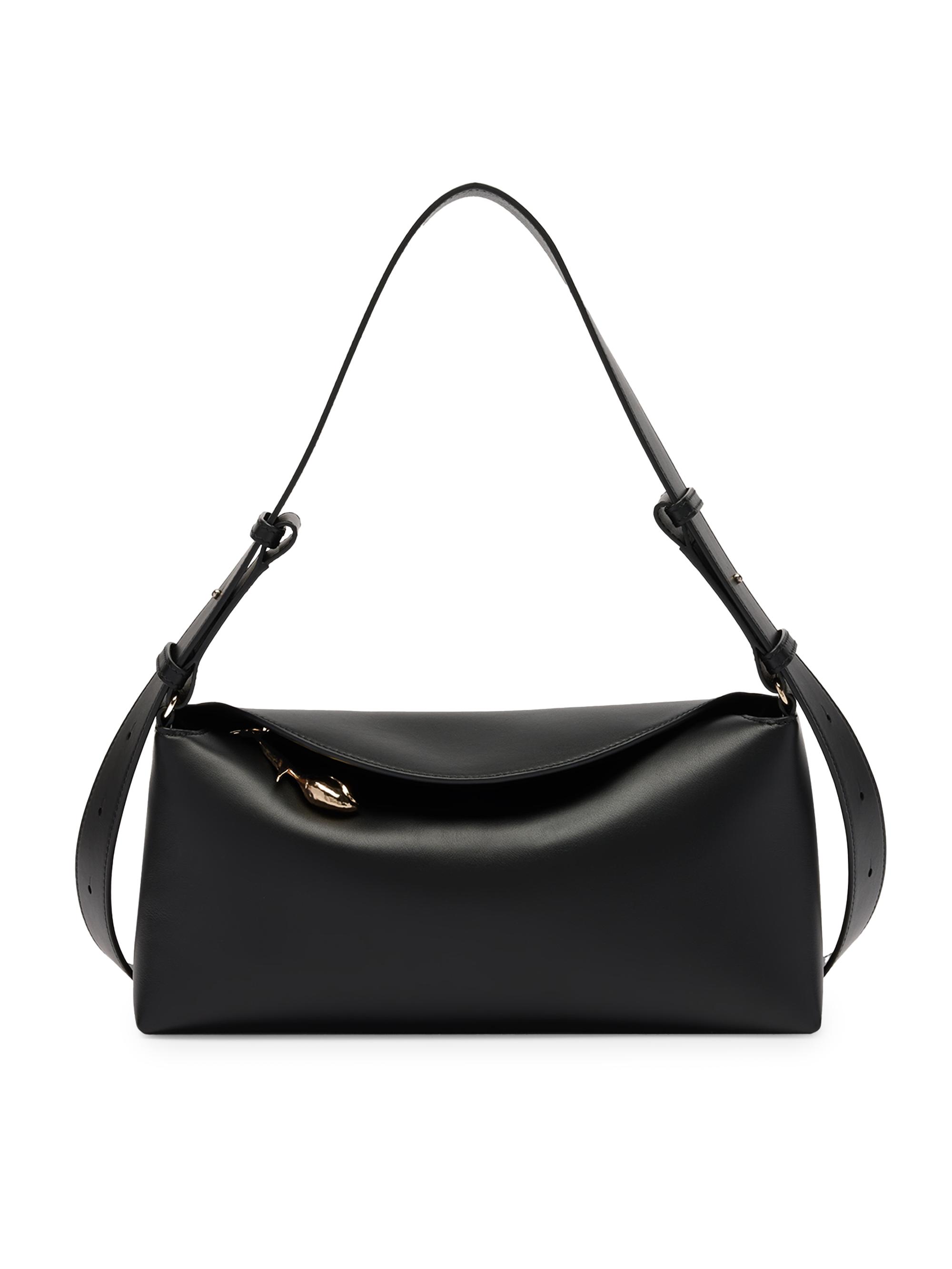 Erdem Women's Bloom Leather East-West Shoulder Bag - Black