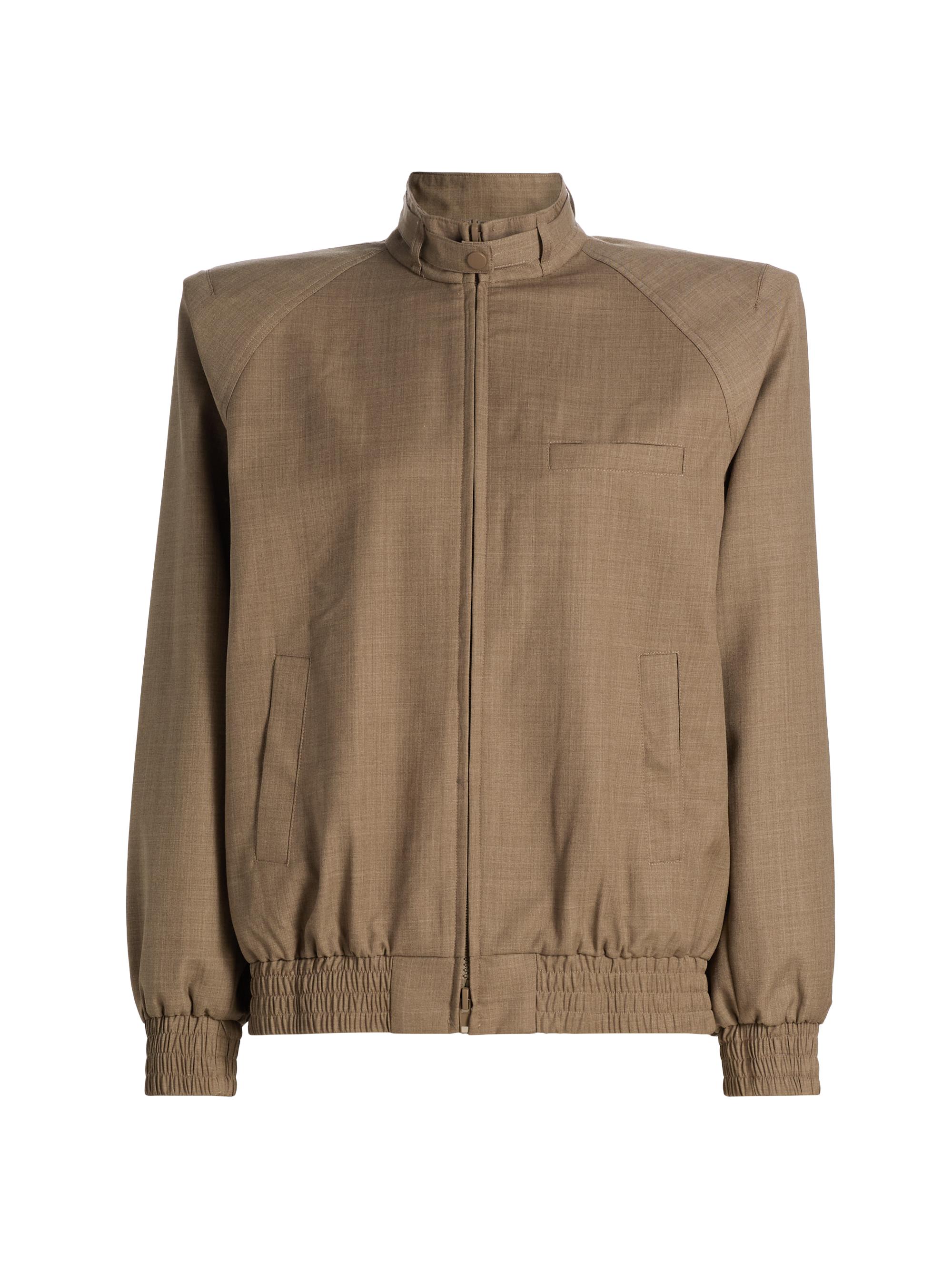 Ronny Kobo Women's Fariah Crosshatch Jacket - Mink