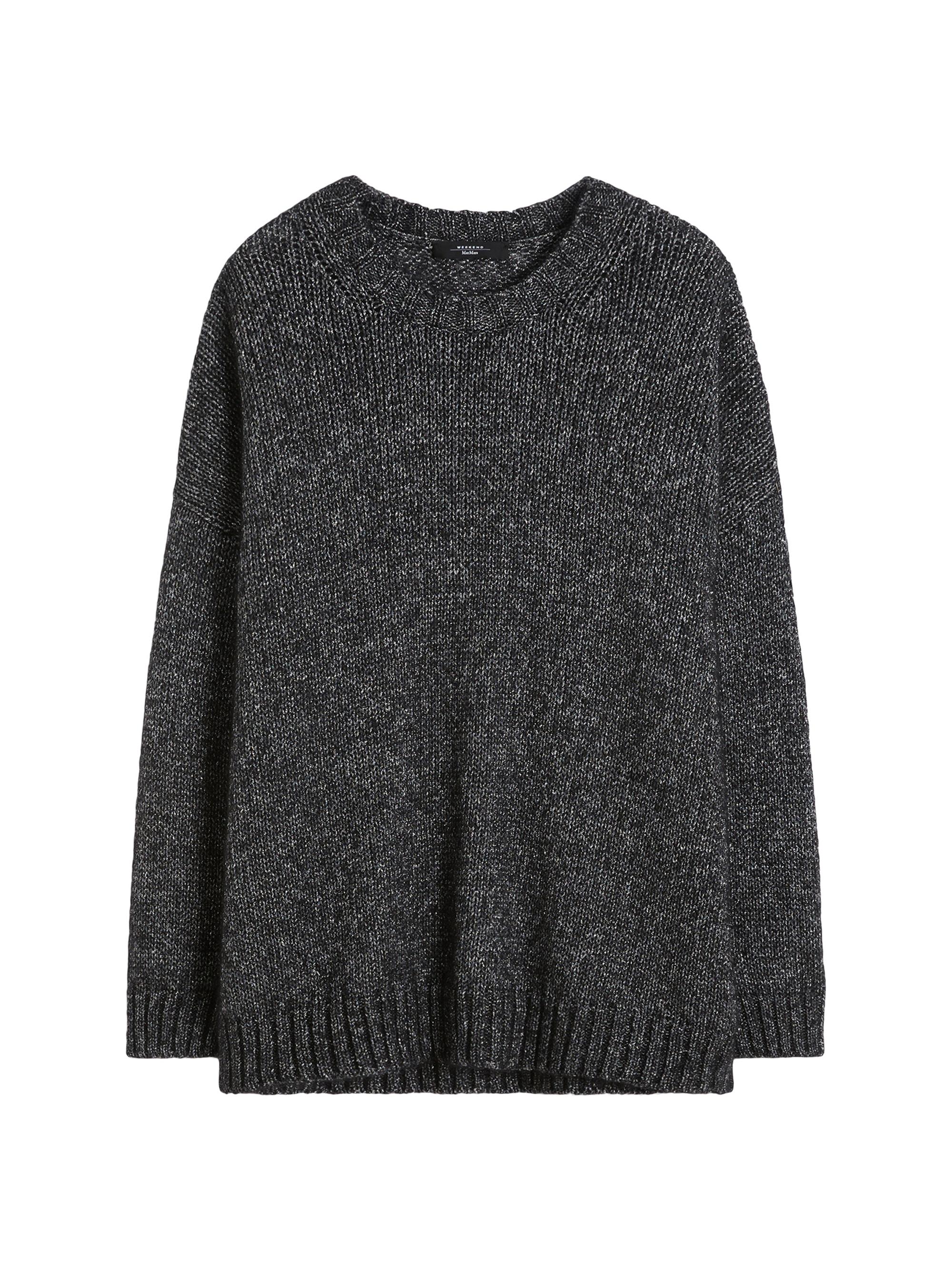 Weekend Max Mara Women's Oversized Mohair and Lurex Sweater - Dark Grey