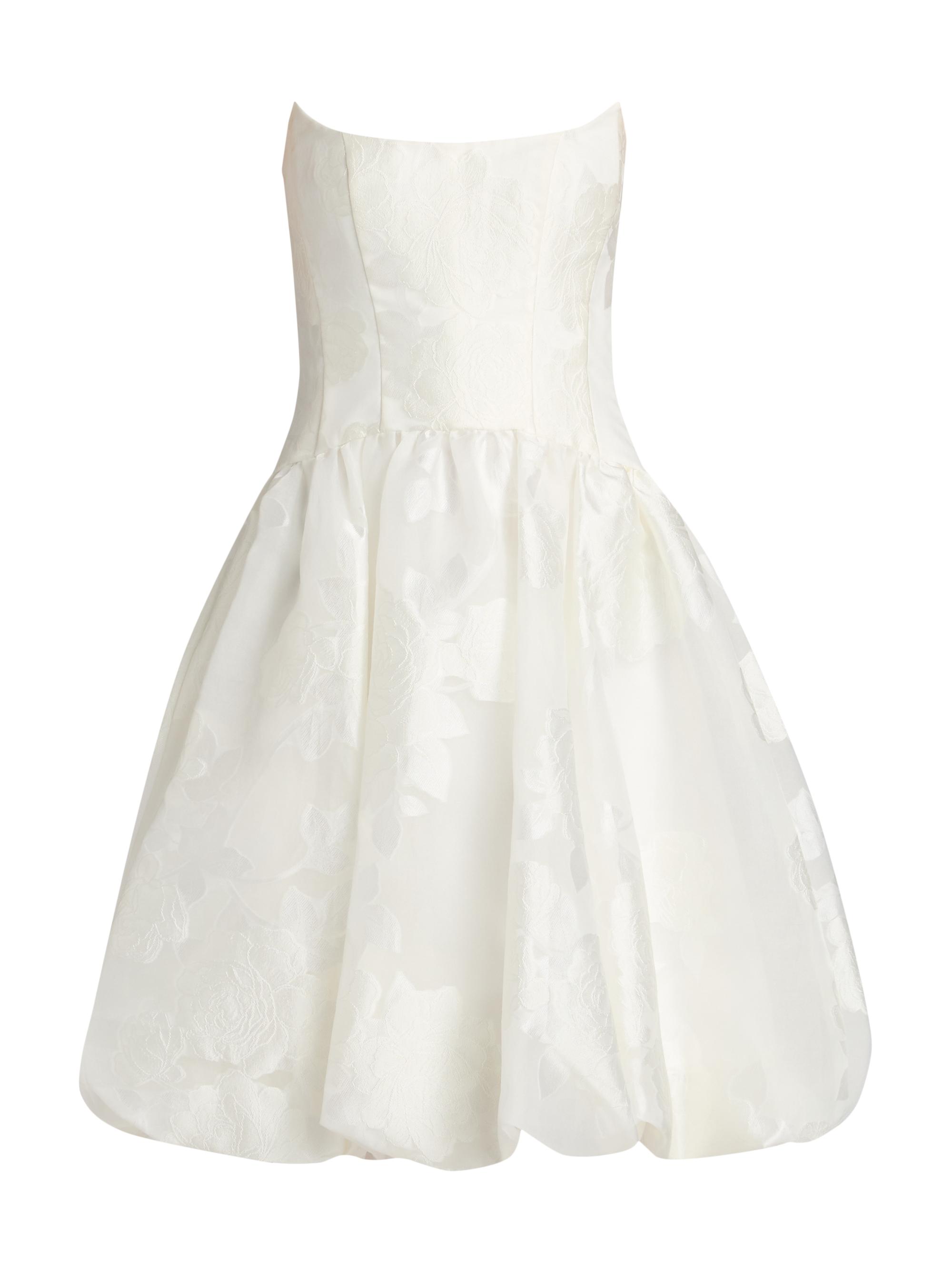 Amsale Women's Floral Satin Cocktail Minidress -