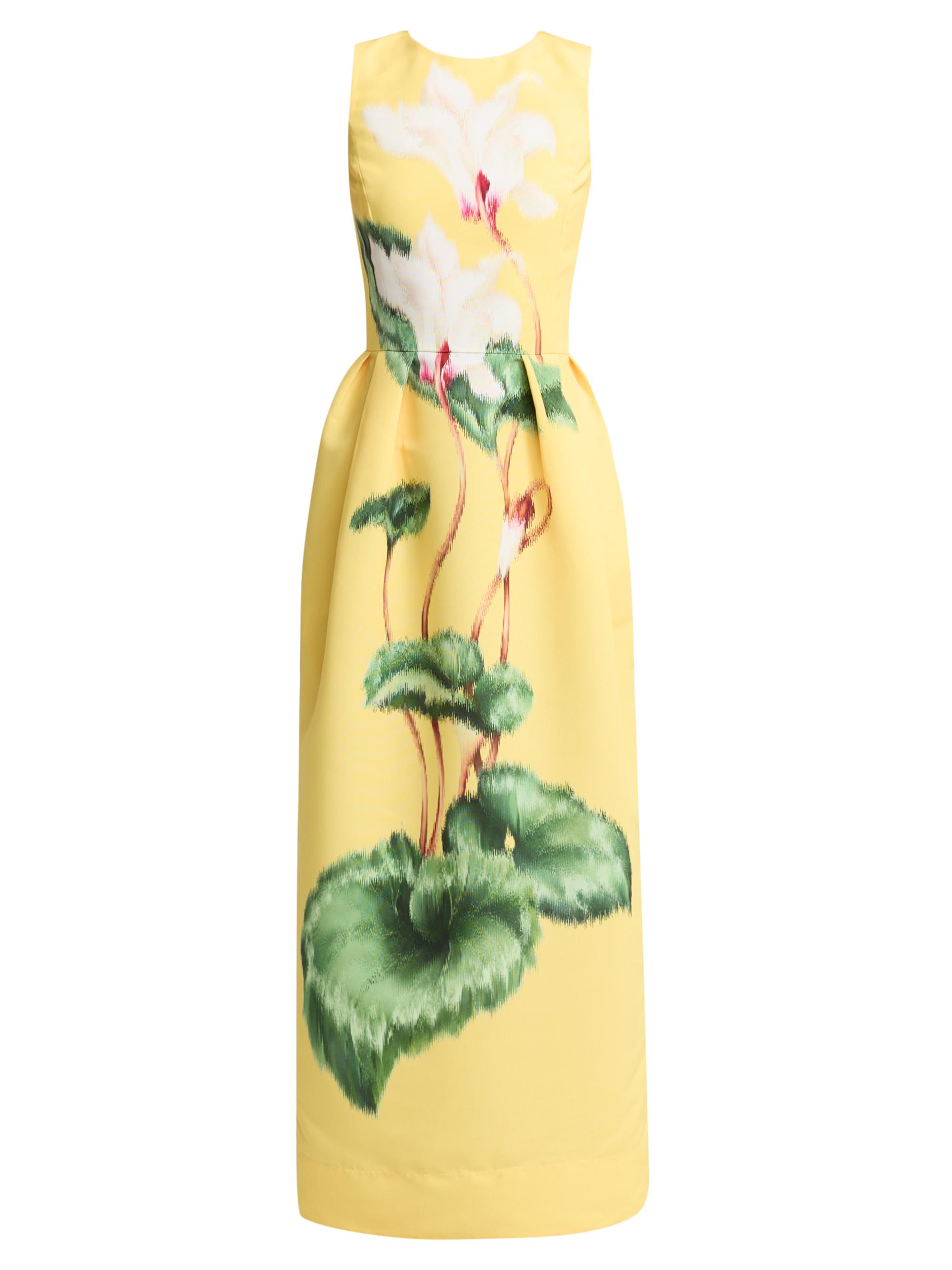 Oscar de la Renta Women's Cyclamen Faille Cocktail Dress - White Butter