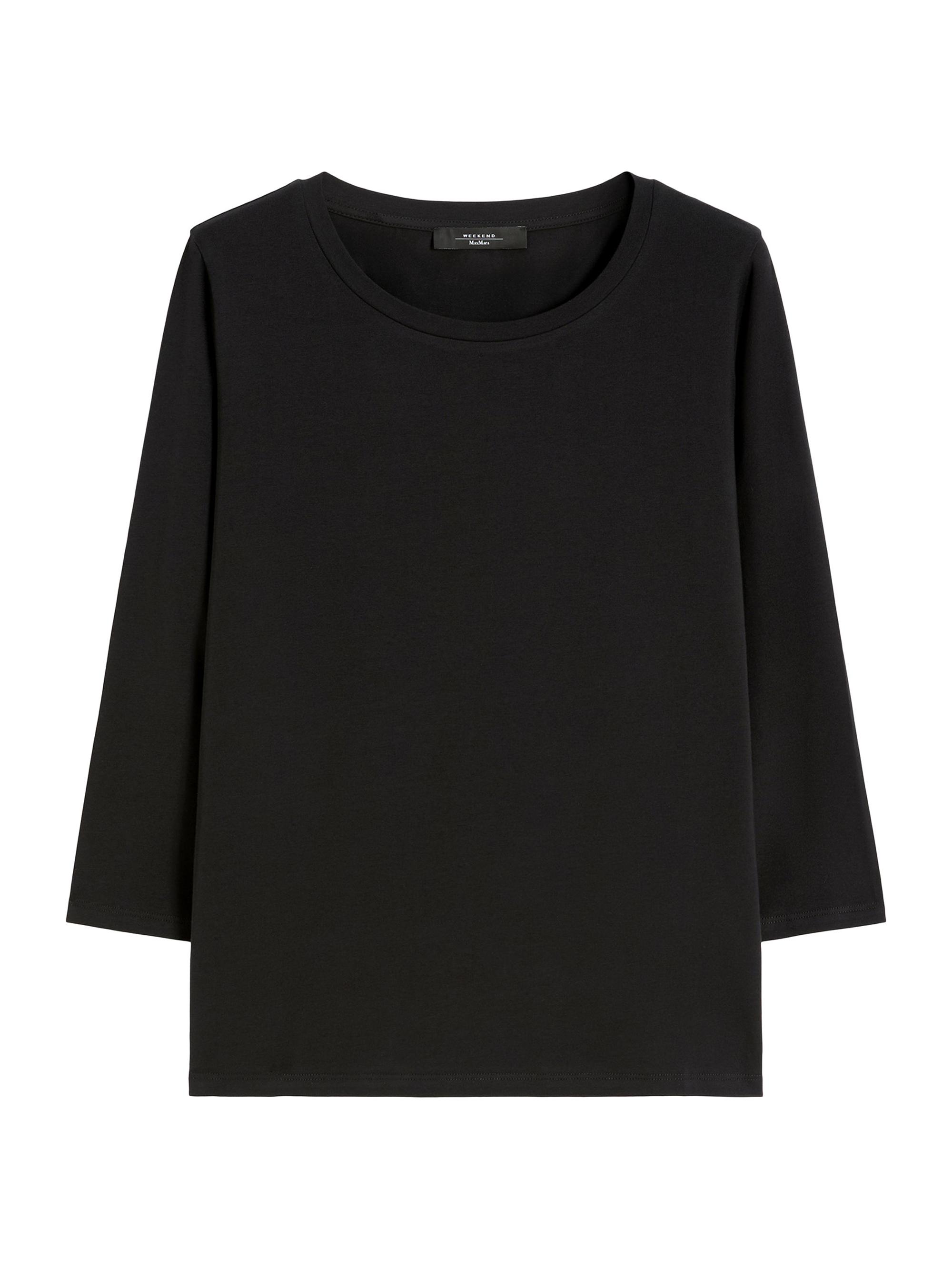Weekend Max Mara Women's Stretch Cotton T-Shirt - Black