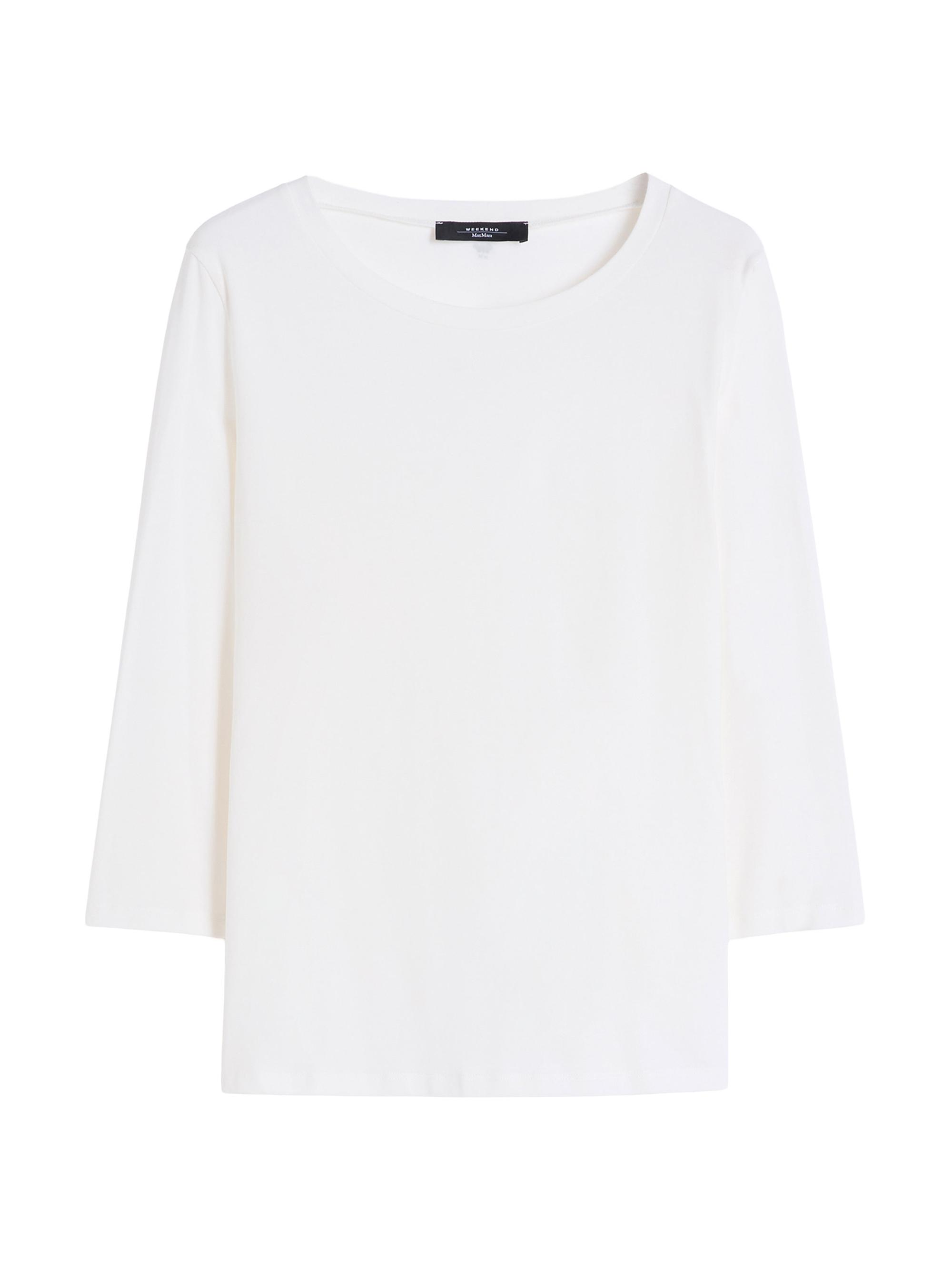 Weekend Max Mara Women's Stretch Cotton T-Shirt - White