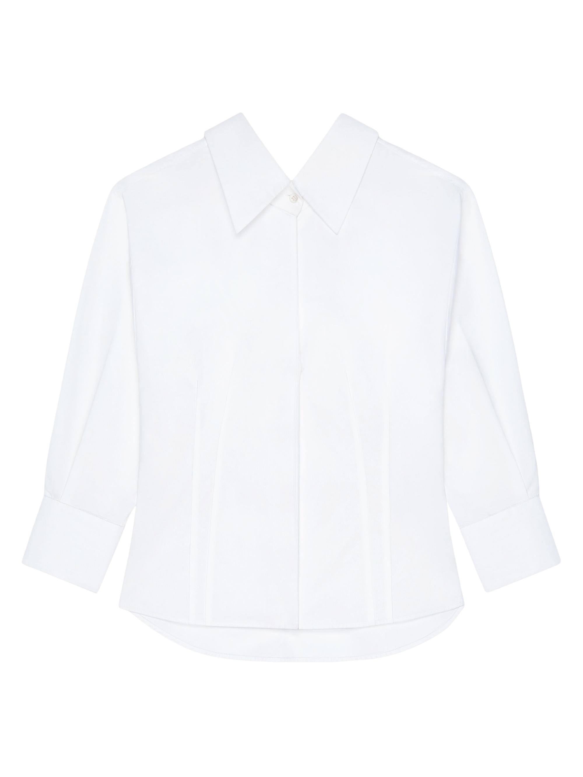 Prada Embroidered Poplin Shirt | Saks Fifth Avenue