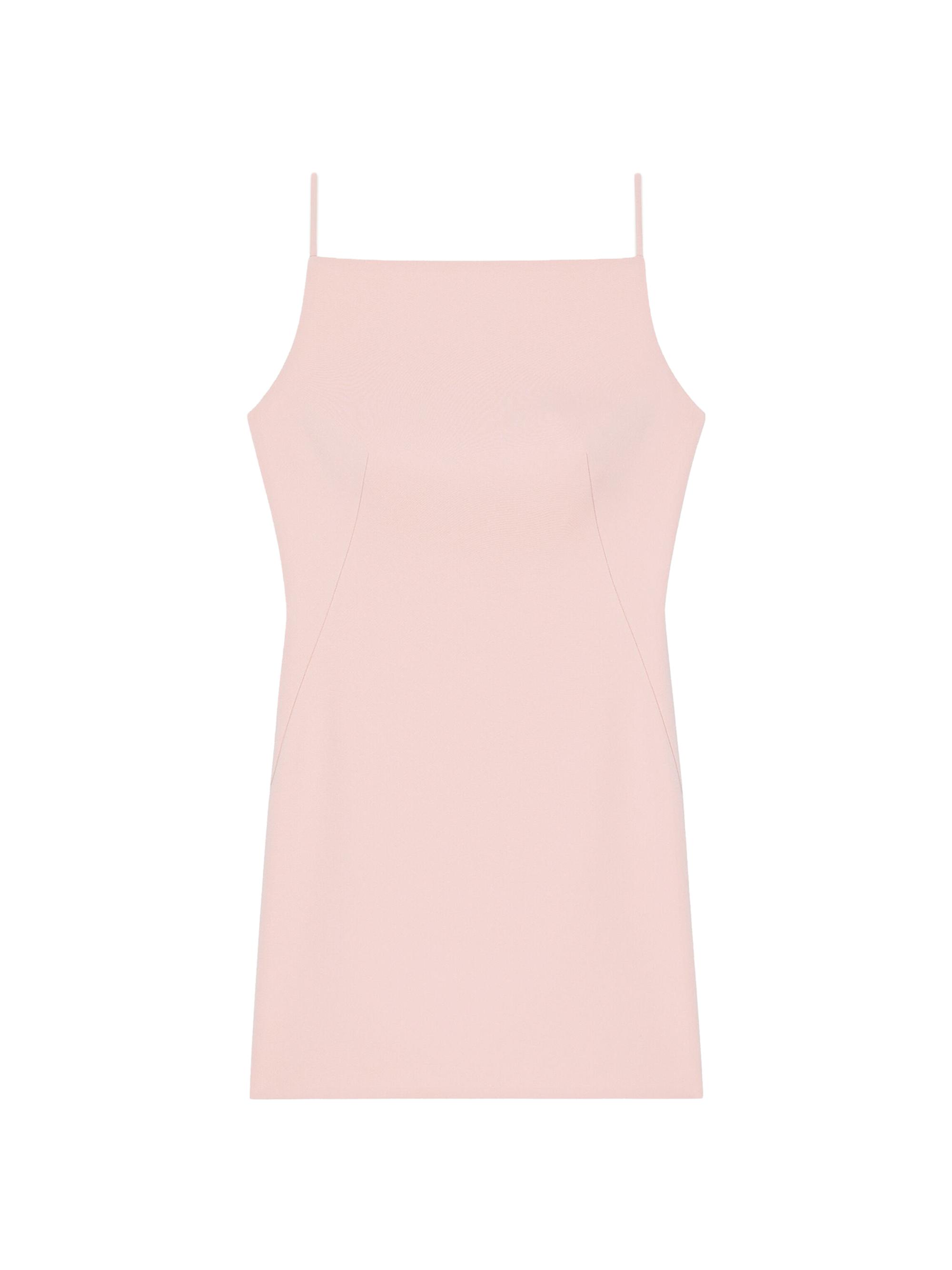 Givenchy Women's Sliced Mini Dress in Crepe Cady - Silk Pink