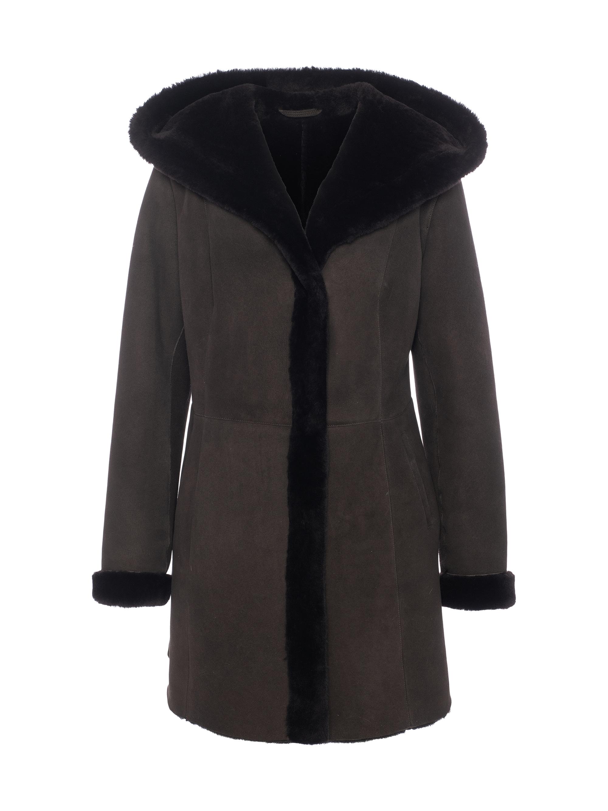 Gorski Select Shearling Lamb Zip Jacket with Wool Embroidery