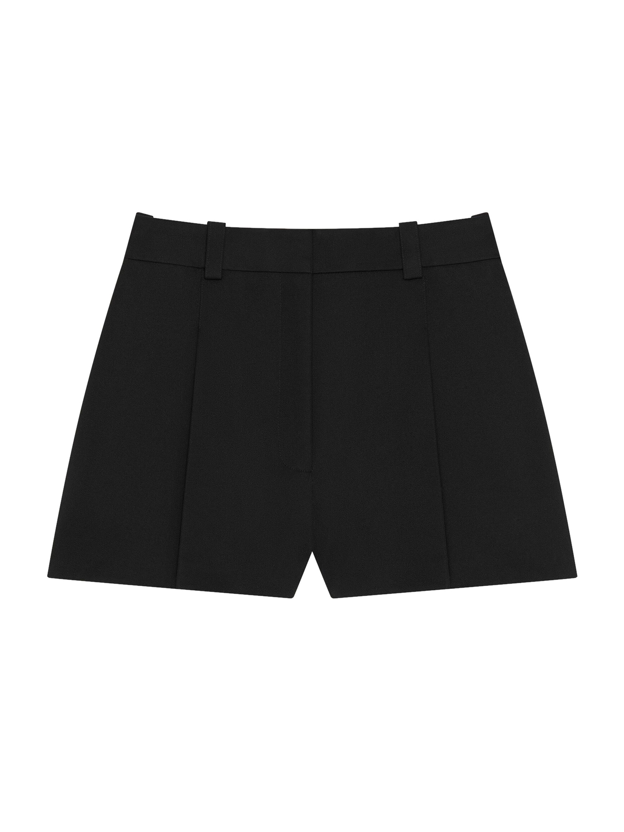 Saint Laurent Tuxedo Shorts in Grain De Poudre | Saks Fifth Avenue