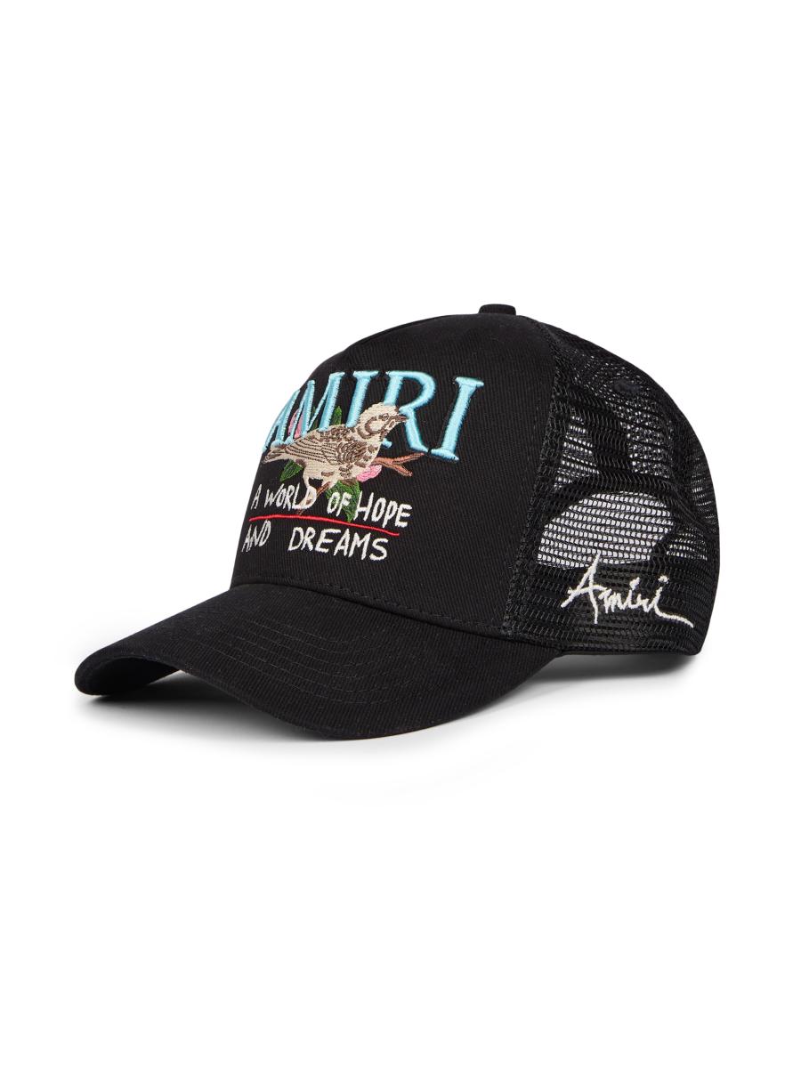 AMIRI Embroidered Logo Unisex Sun Hat Women\'s and Men\'s Driver Baseball Cap Amiri Men main image 4