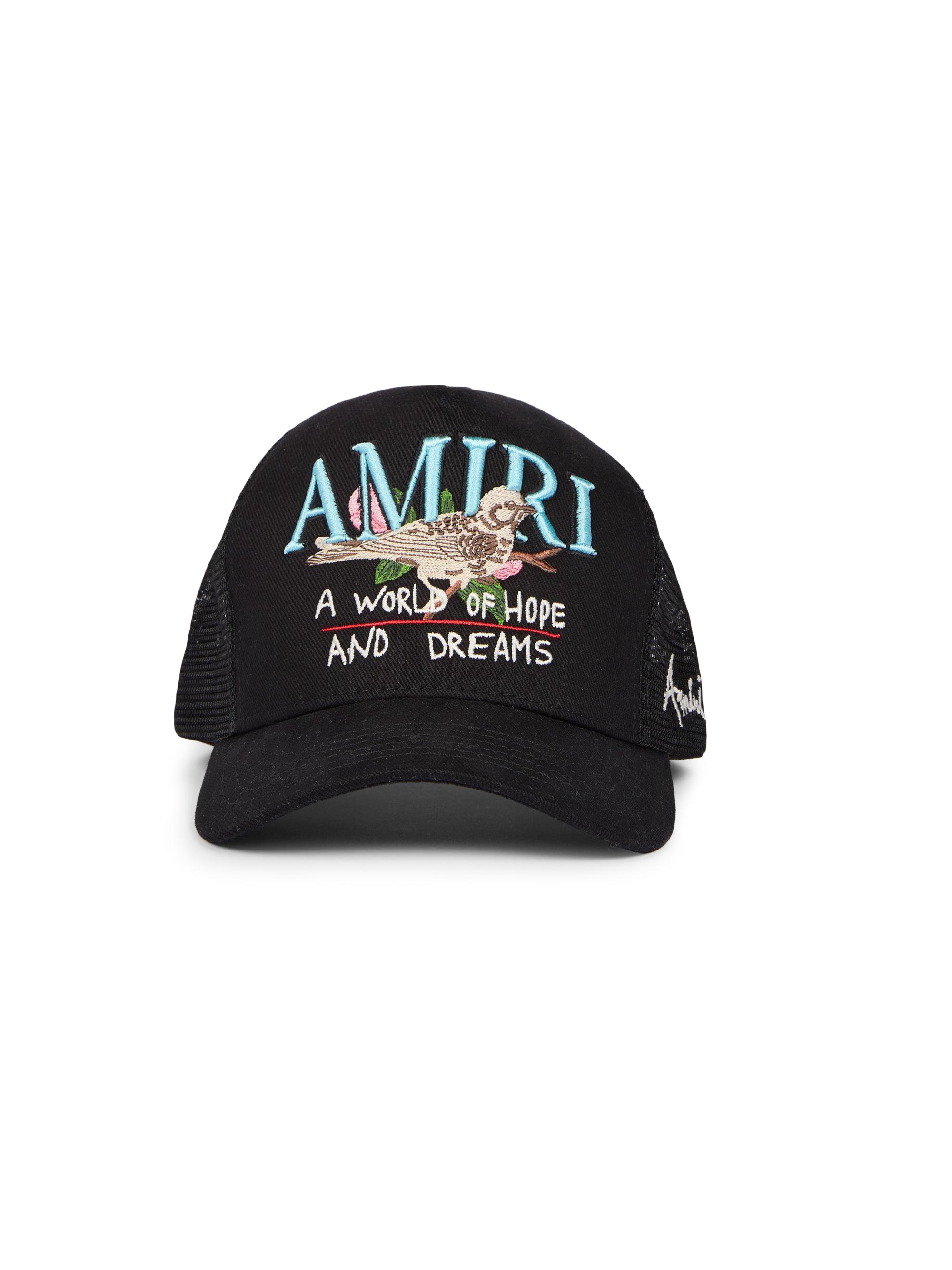 Amiri Hope & Dreams Logo Embroidered Trucker Hat | Saks Fifth Avenue