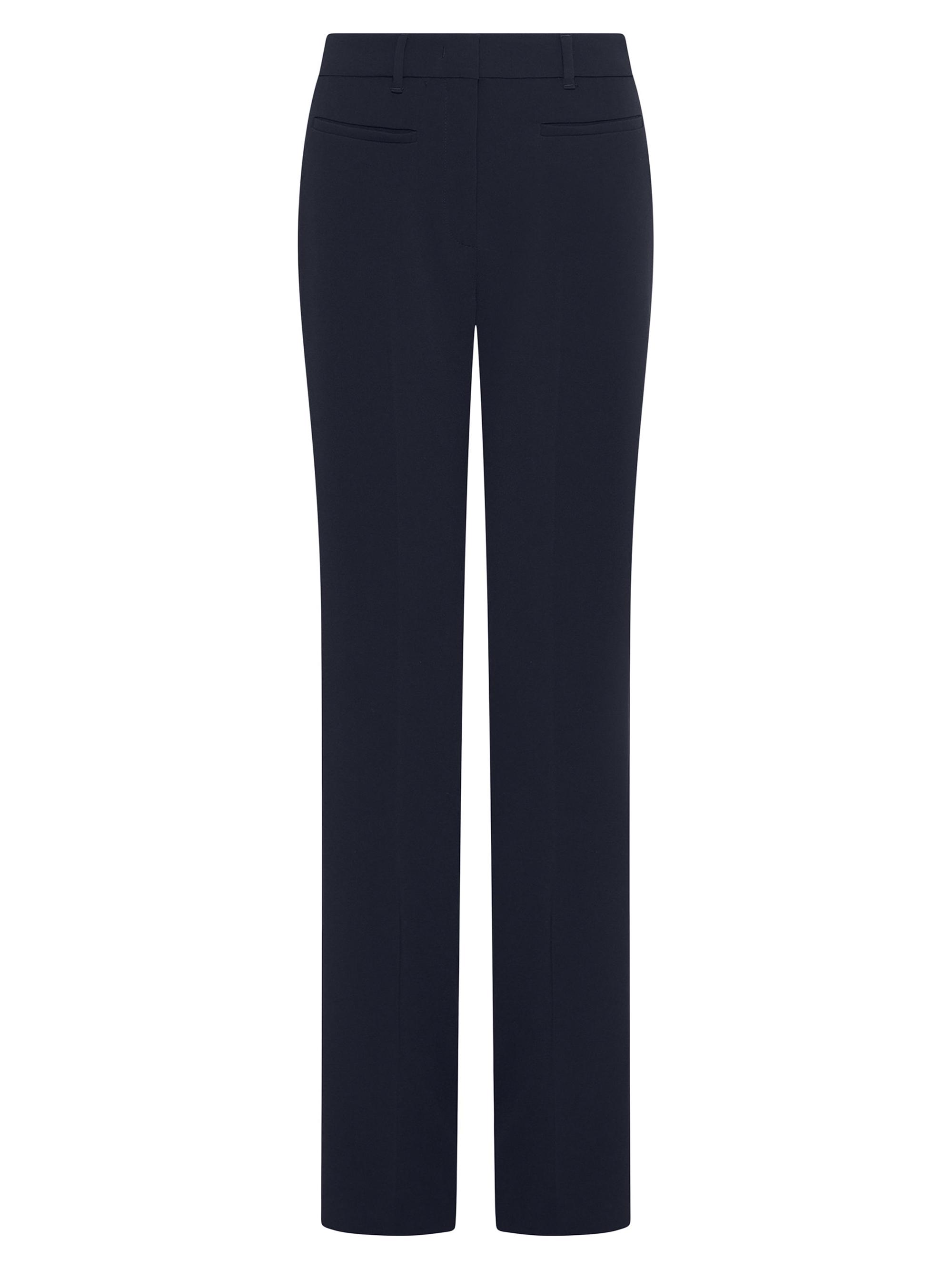 Marella Women's Slightly Flared Cady Trousers - Navy